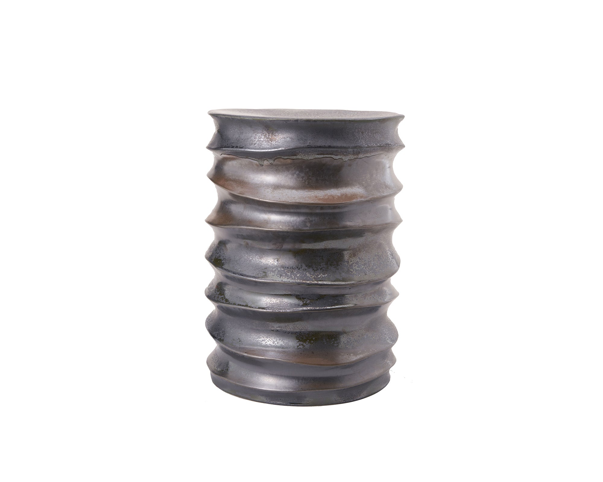 Strata Side Table - Metalic Charcoal