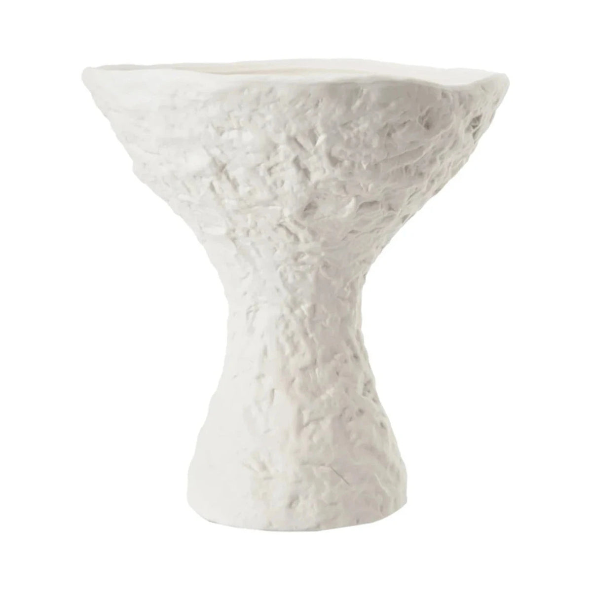 Caela White Ceramic Vase