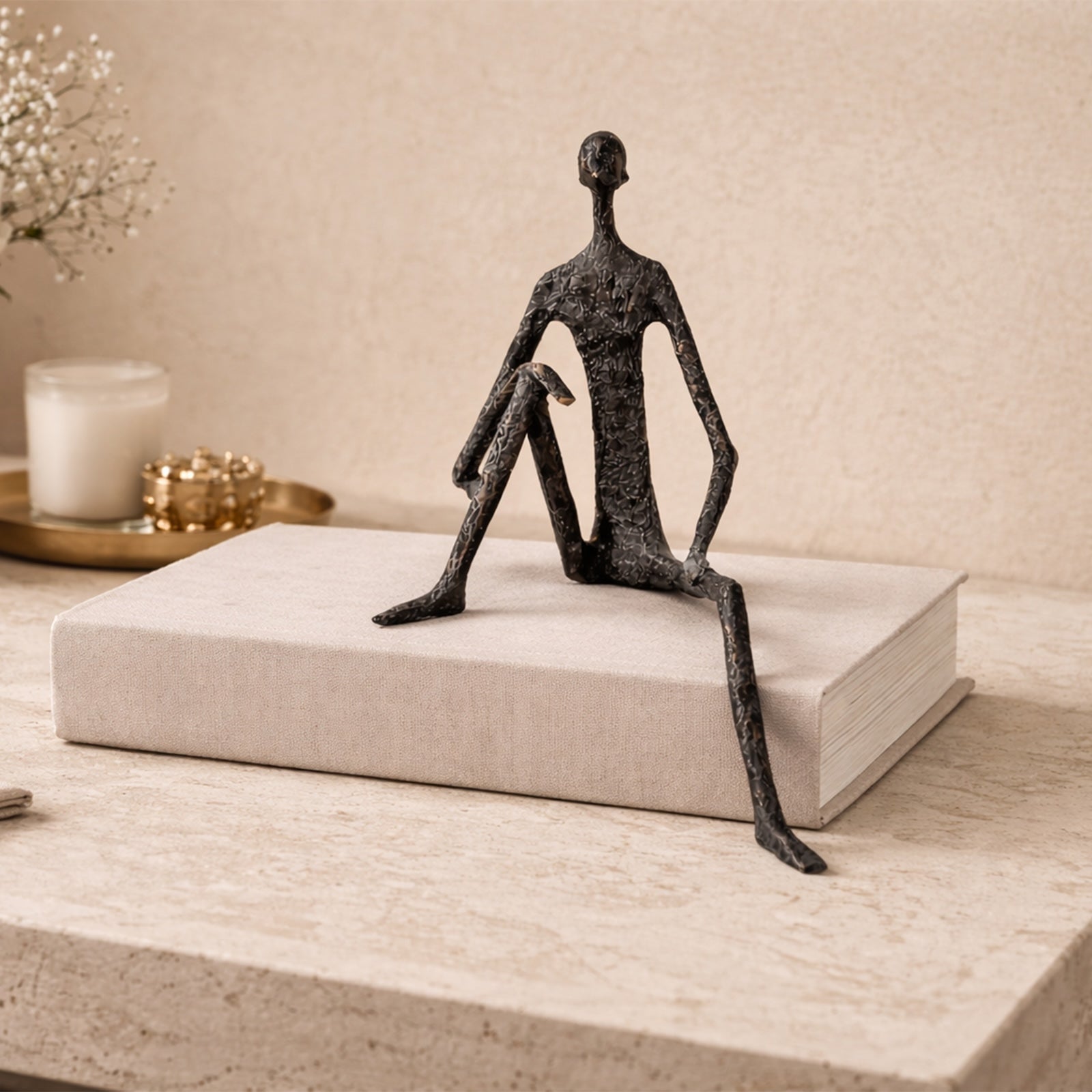 Nerano Black Iron Sculpture