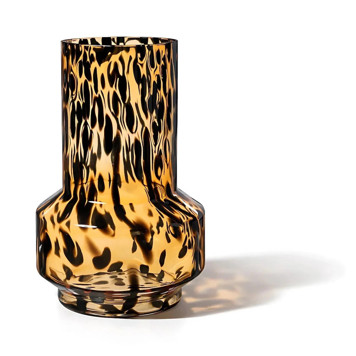 Artea Dark Amber Glass Vase