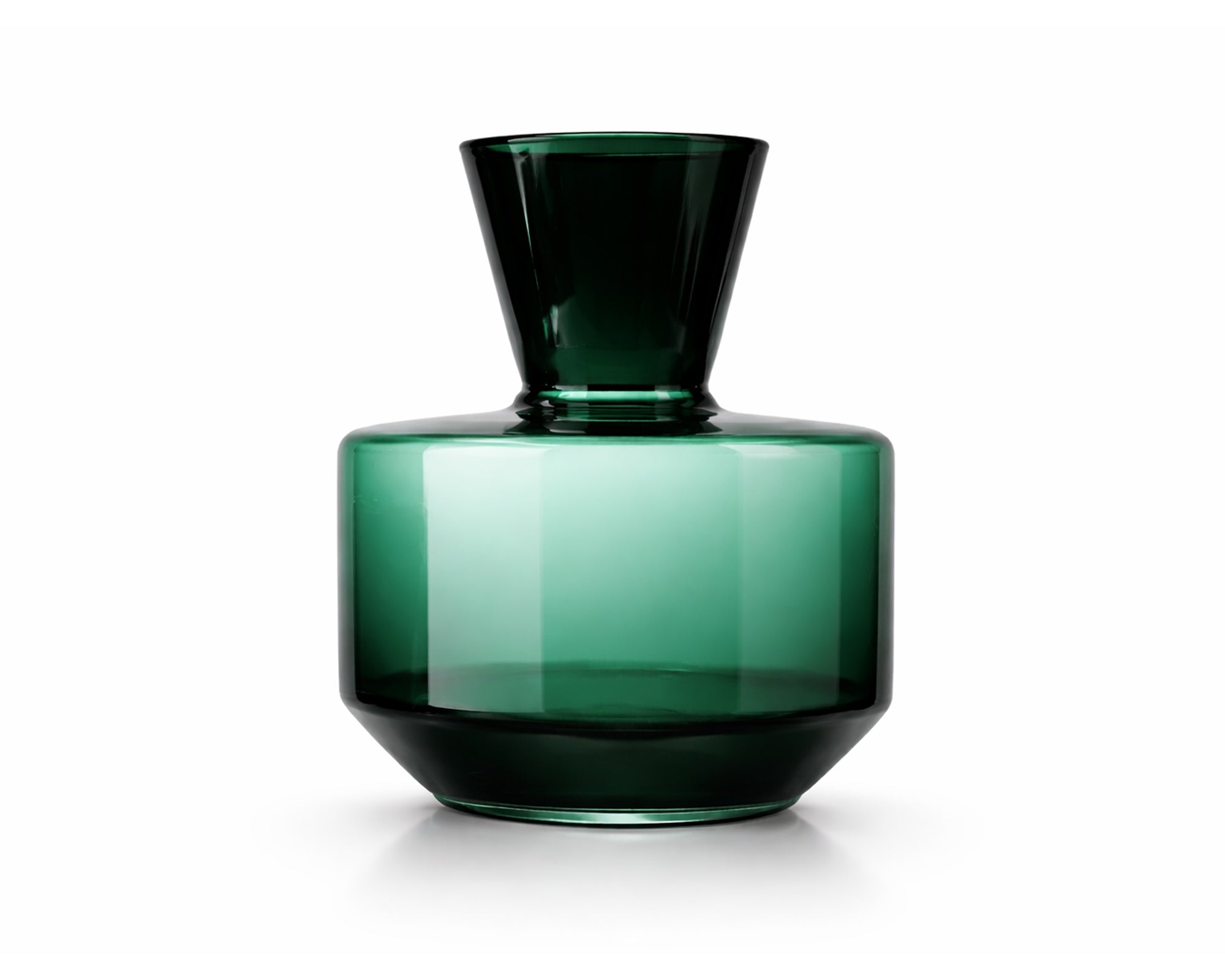 Marenzo Large Vase - Green Glass