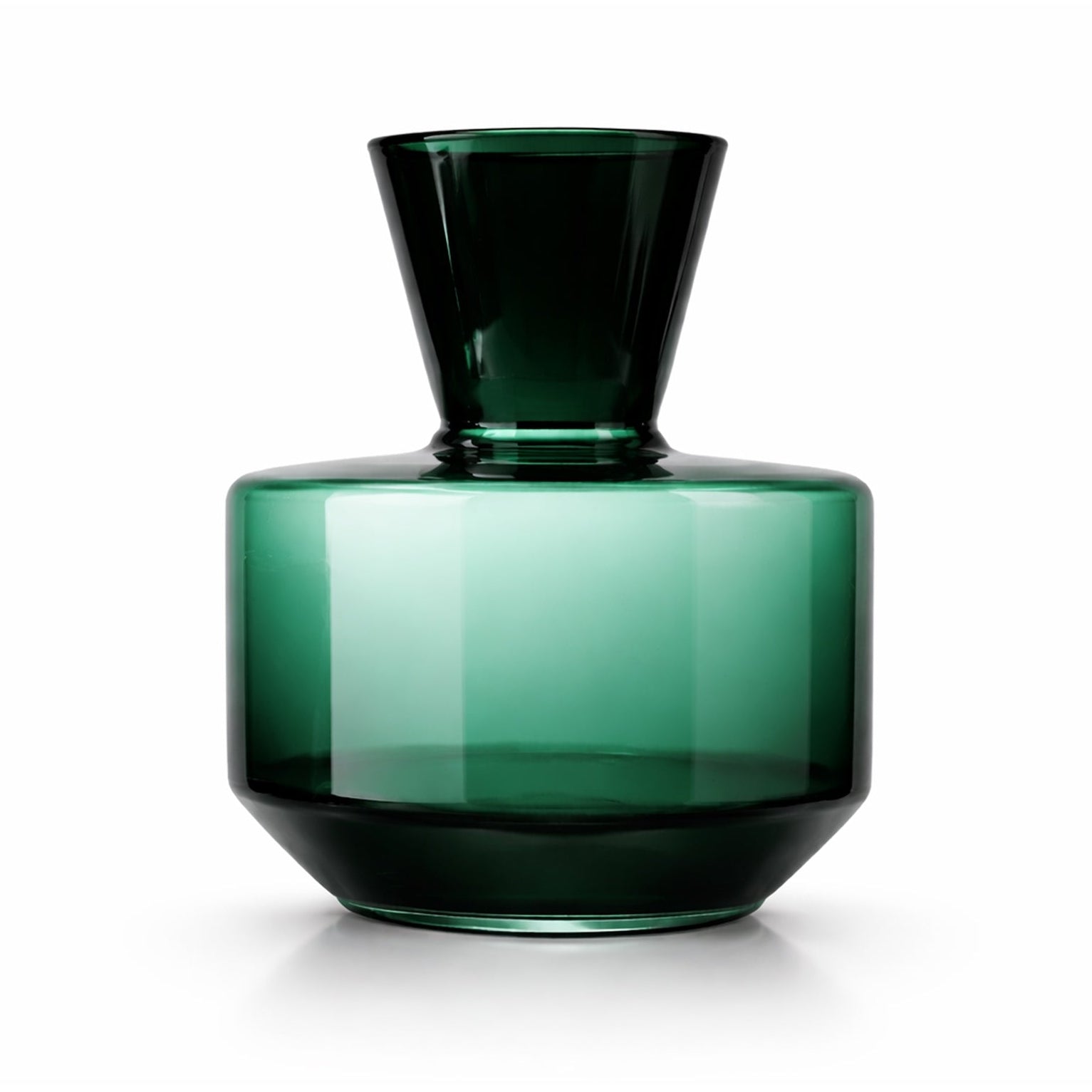 Marenzo Green Glass Vase Large