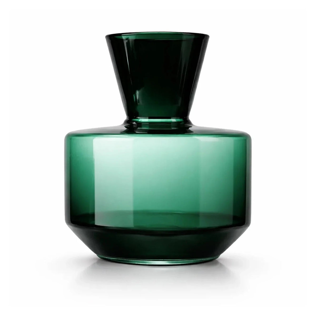 Marenzo Large Green Glass Vase
