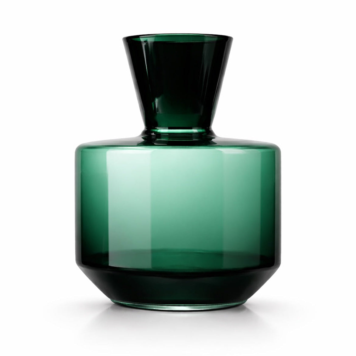 Marenzo Green Glass Vase Small