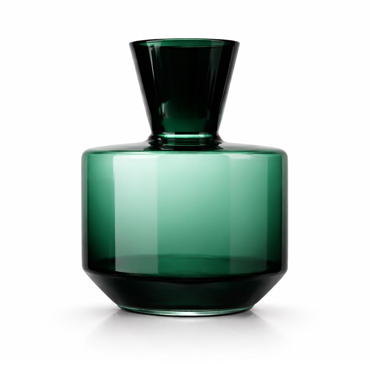 Marenzo Green Glass Vase Small