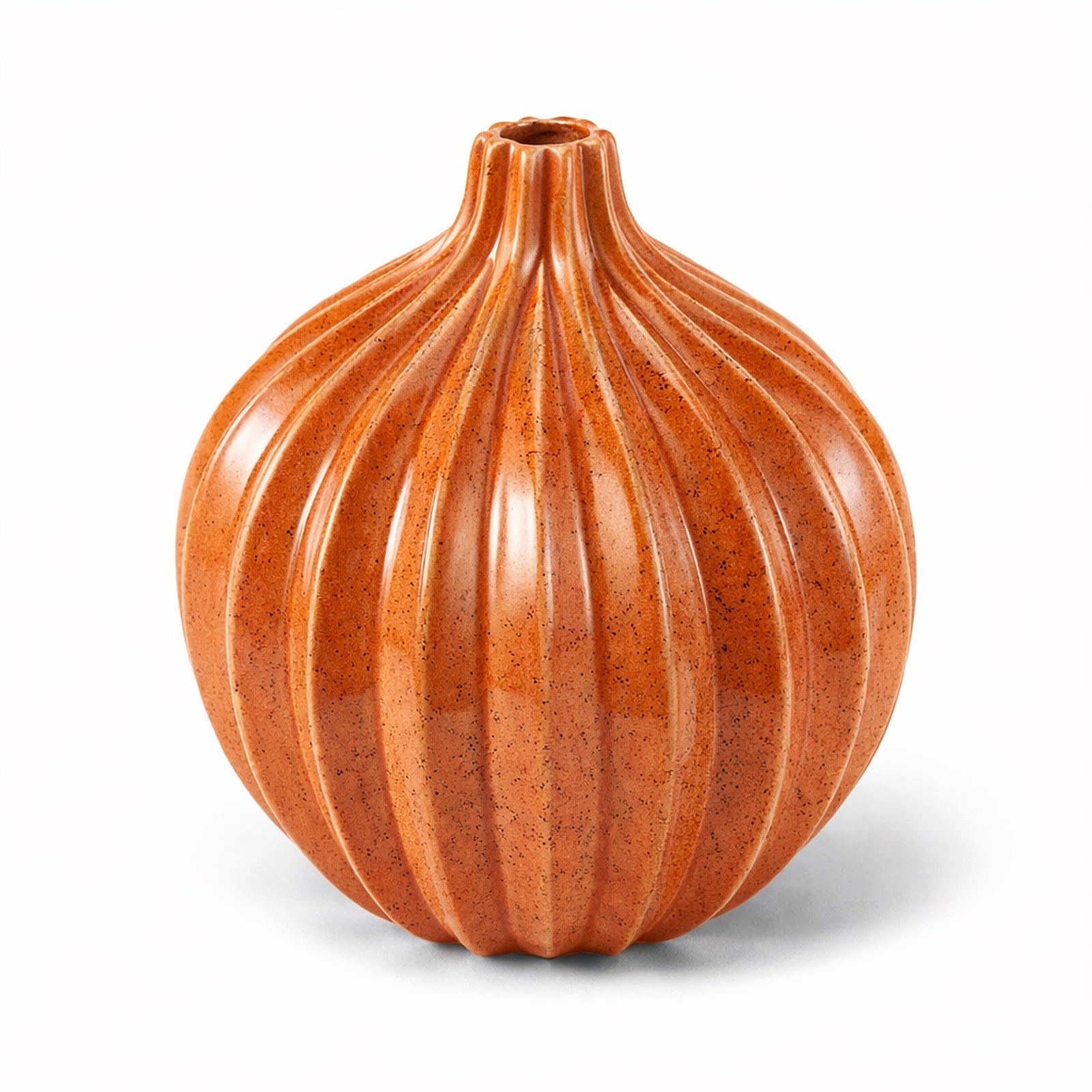 Selvino Terracotta Glazed Ceramic Vase