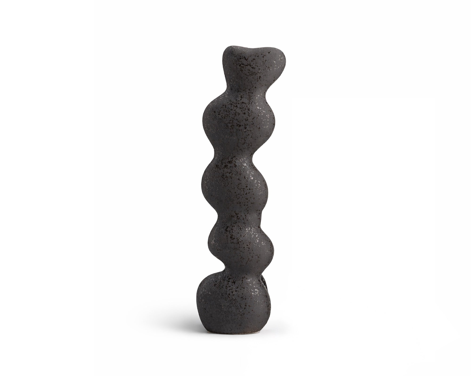Ravena Large Sculpture - Charcoal Ceramic