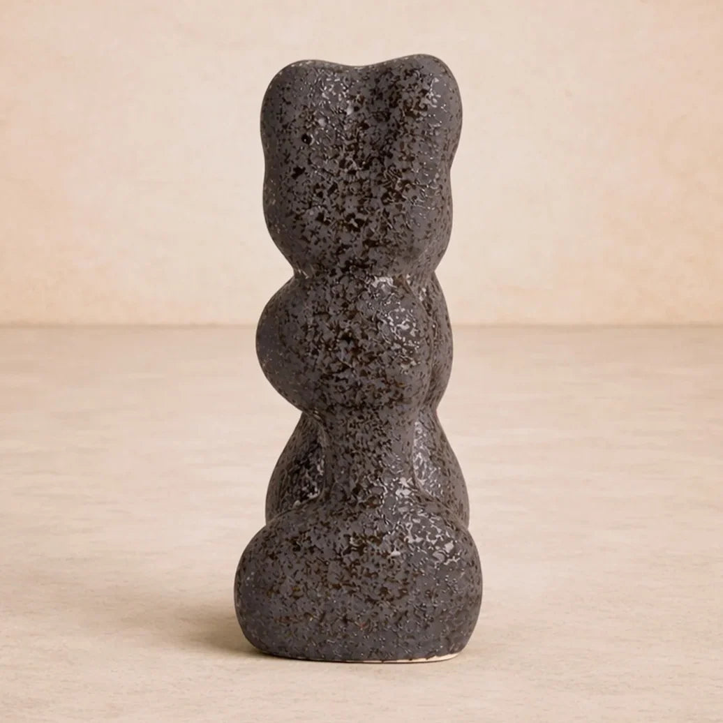 Ravena Small Charcoal Ceramic Sculpture