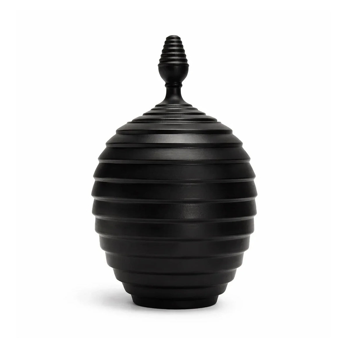 Nivora Charcoal Ceramic Jar