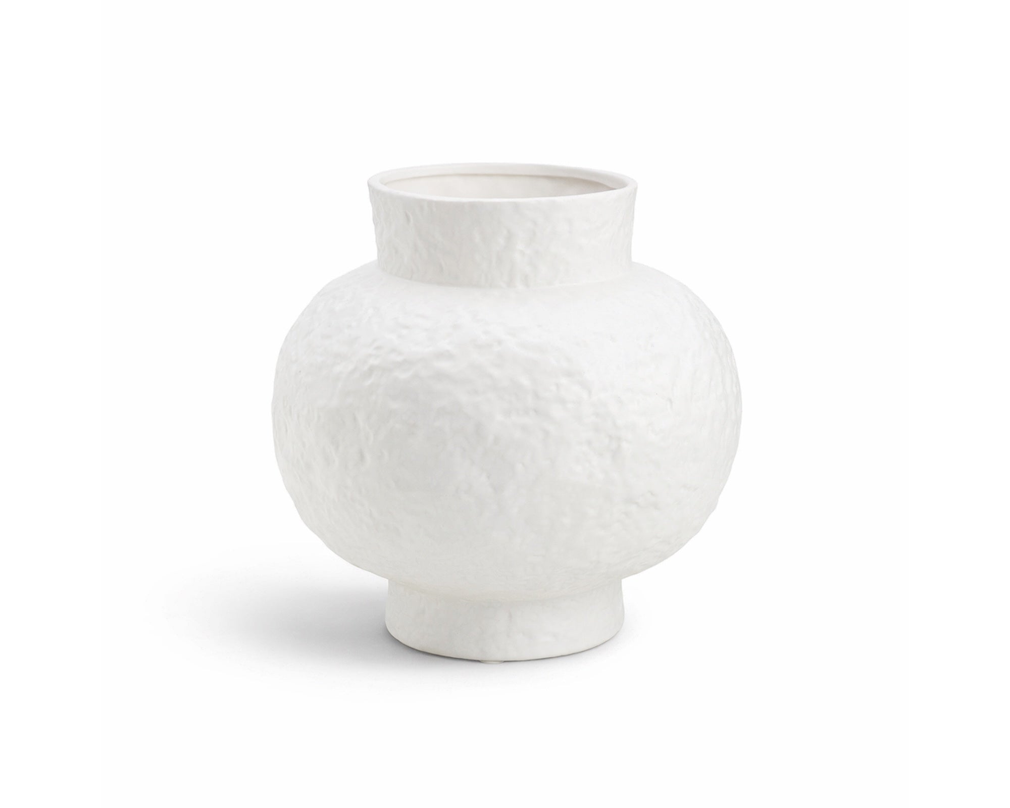 Erosia Vase - White Ceramic
