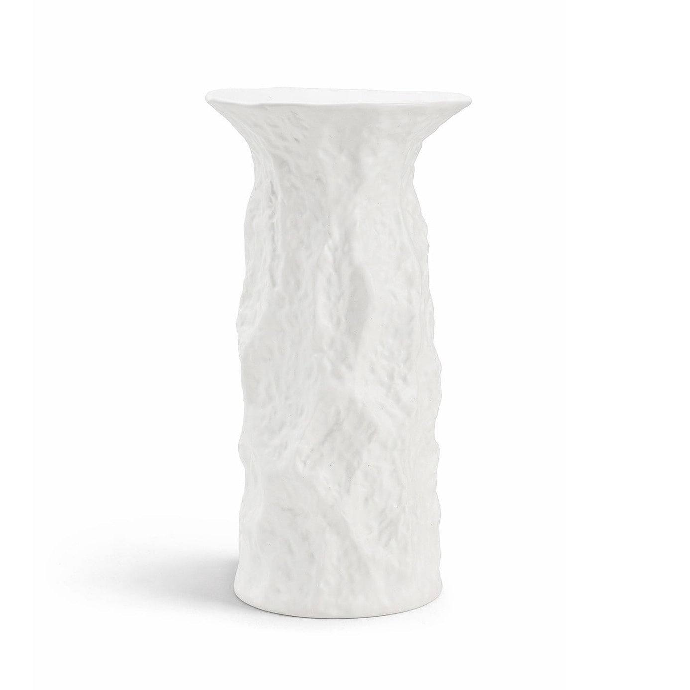 Valeno White Ceramic Vase