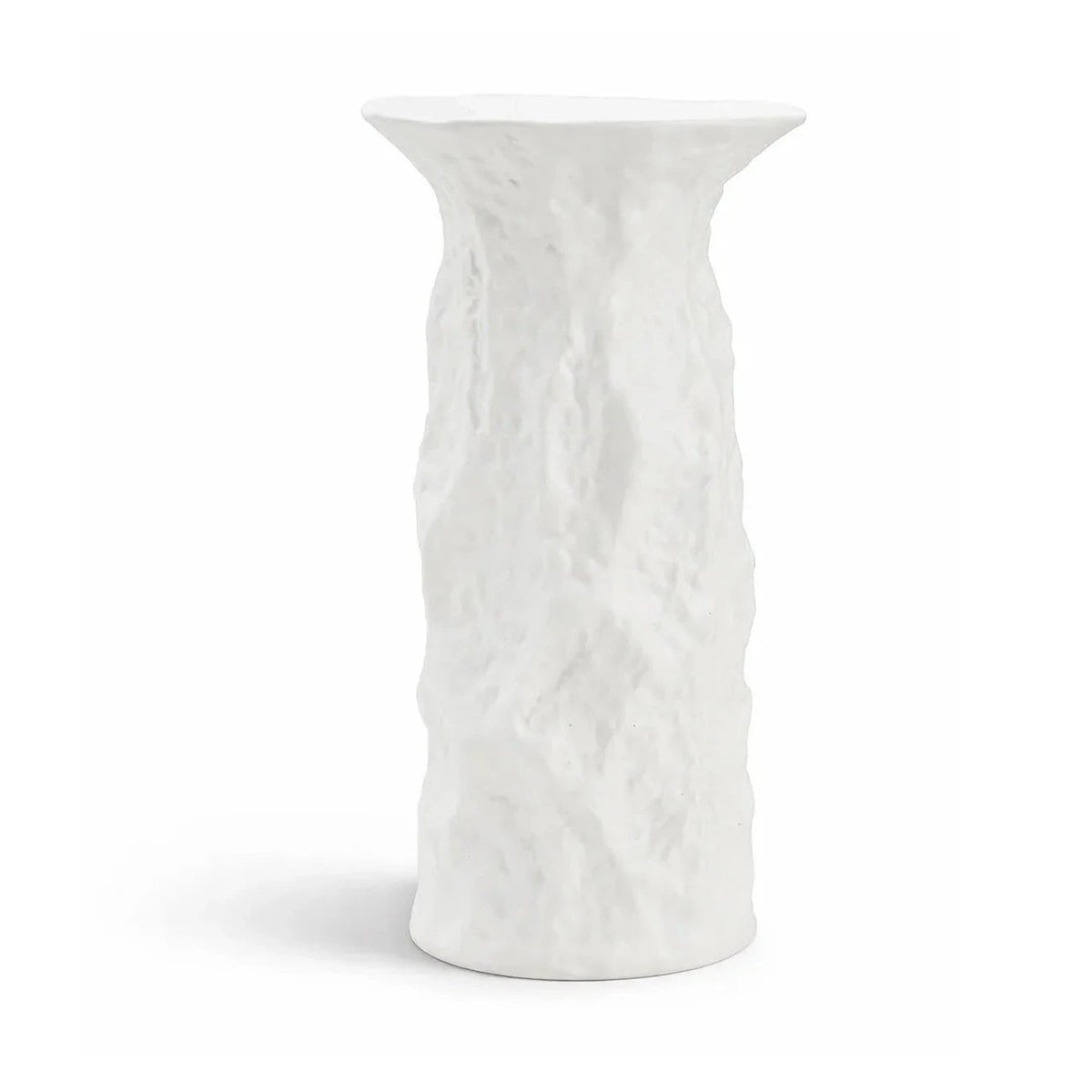 Valeno White Ceramic Vase