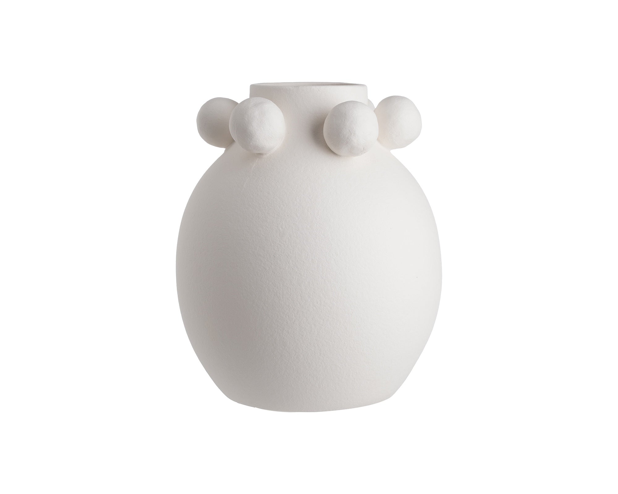 Melioro Vase - White/Black Ceramic