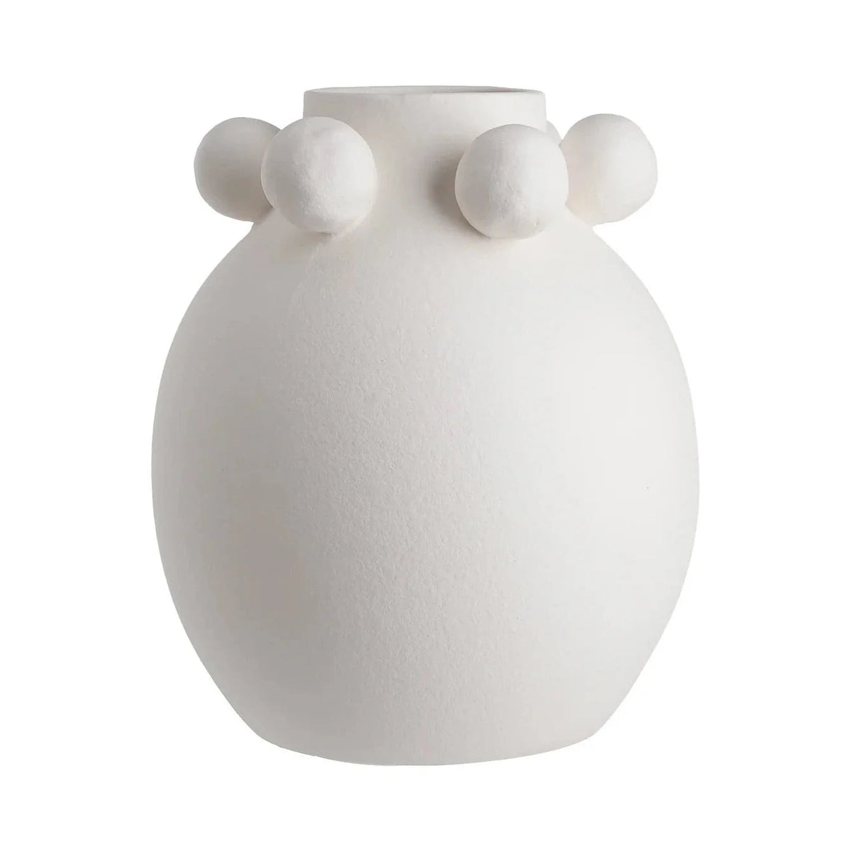 Melioro White & Black Ceramic Vase