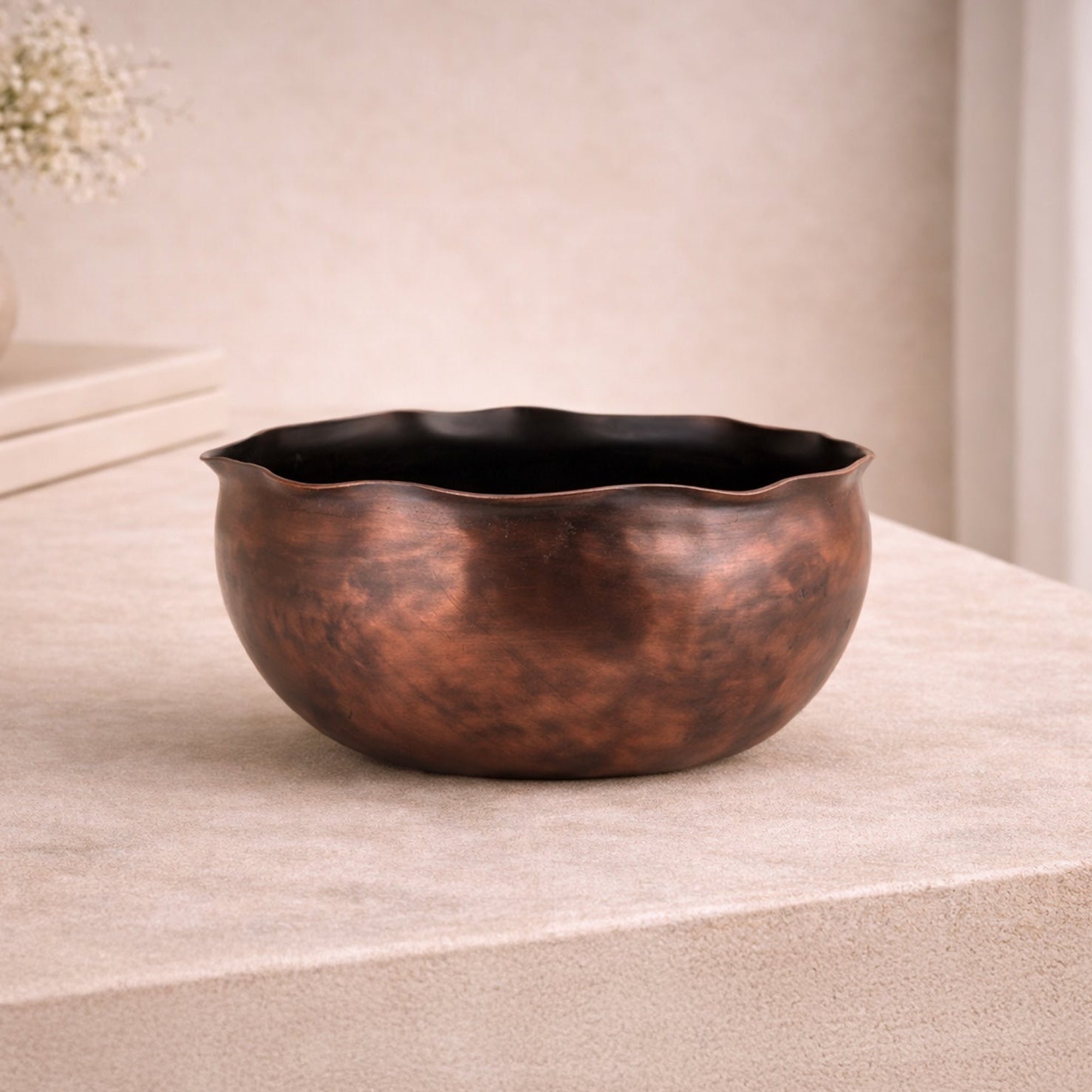 Amarion Antique Copper Bowl