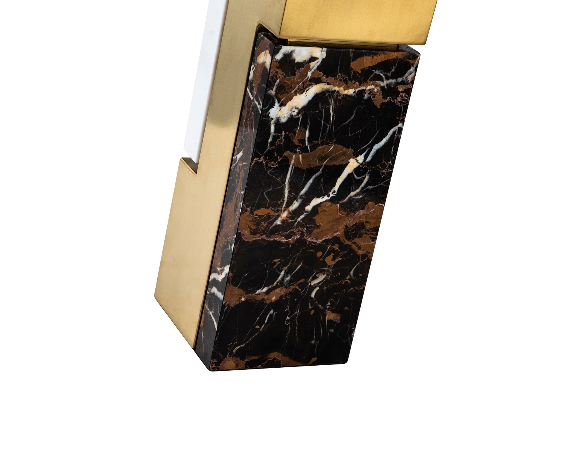 Rakke Table Lamp - Marble & Gold Titanium
