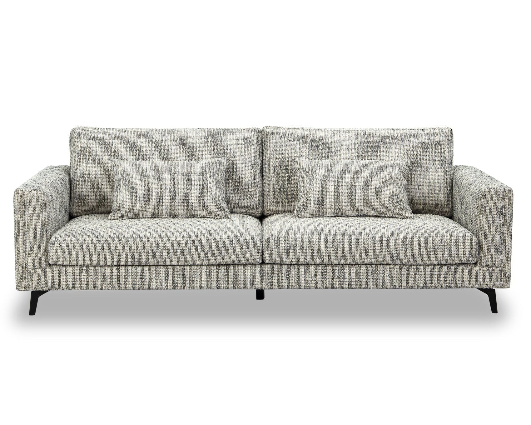 Bennett Sherpa Grey Chenille 3 Seater Sofa