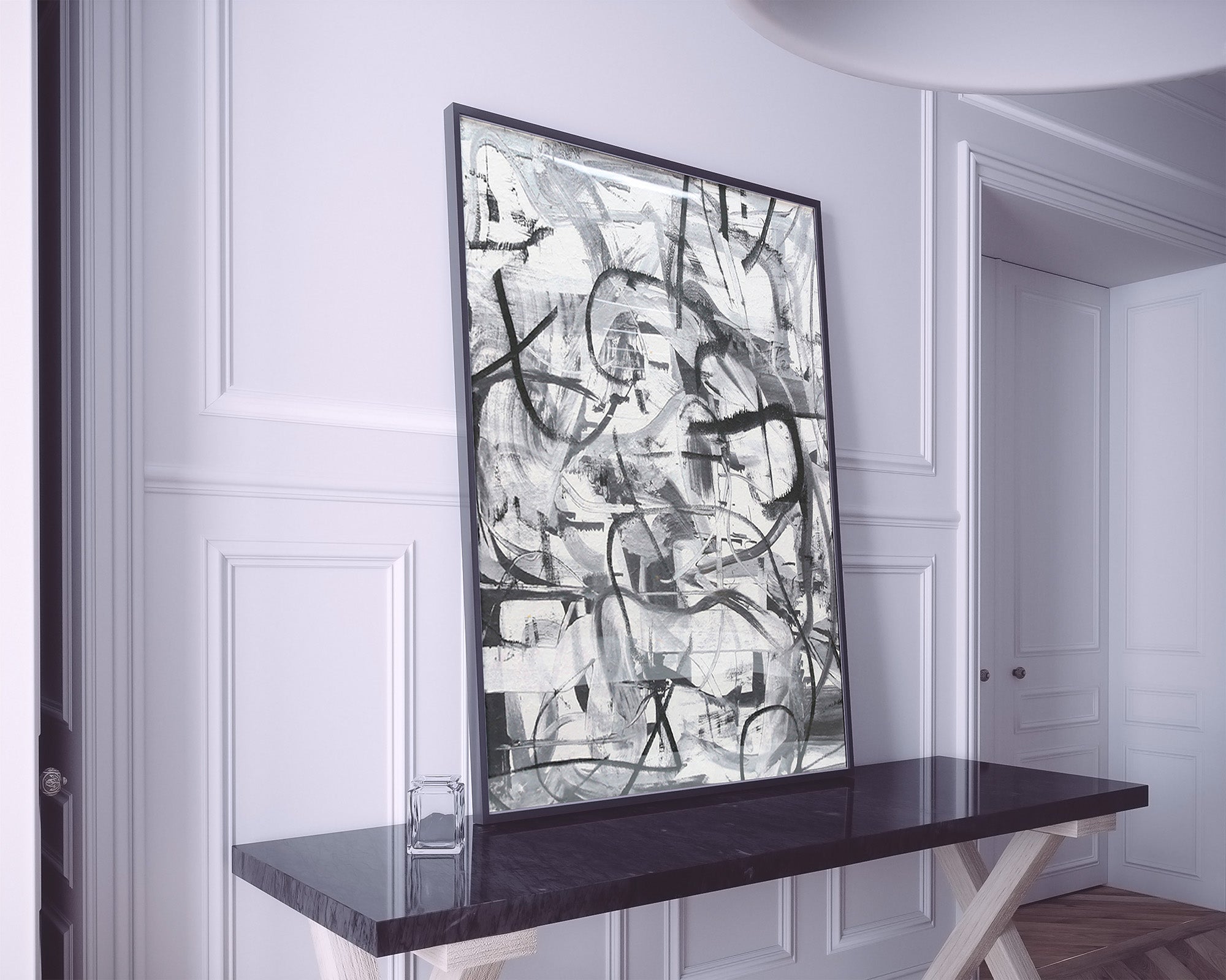 Graphite Print - Black & Grey