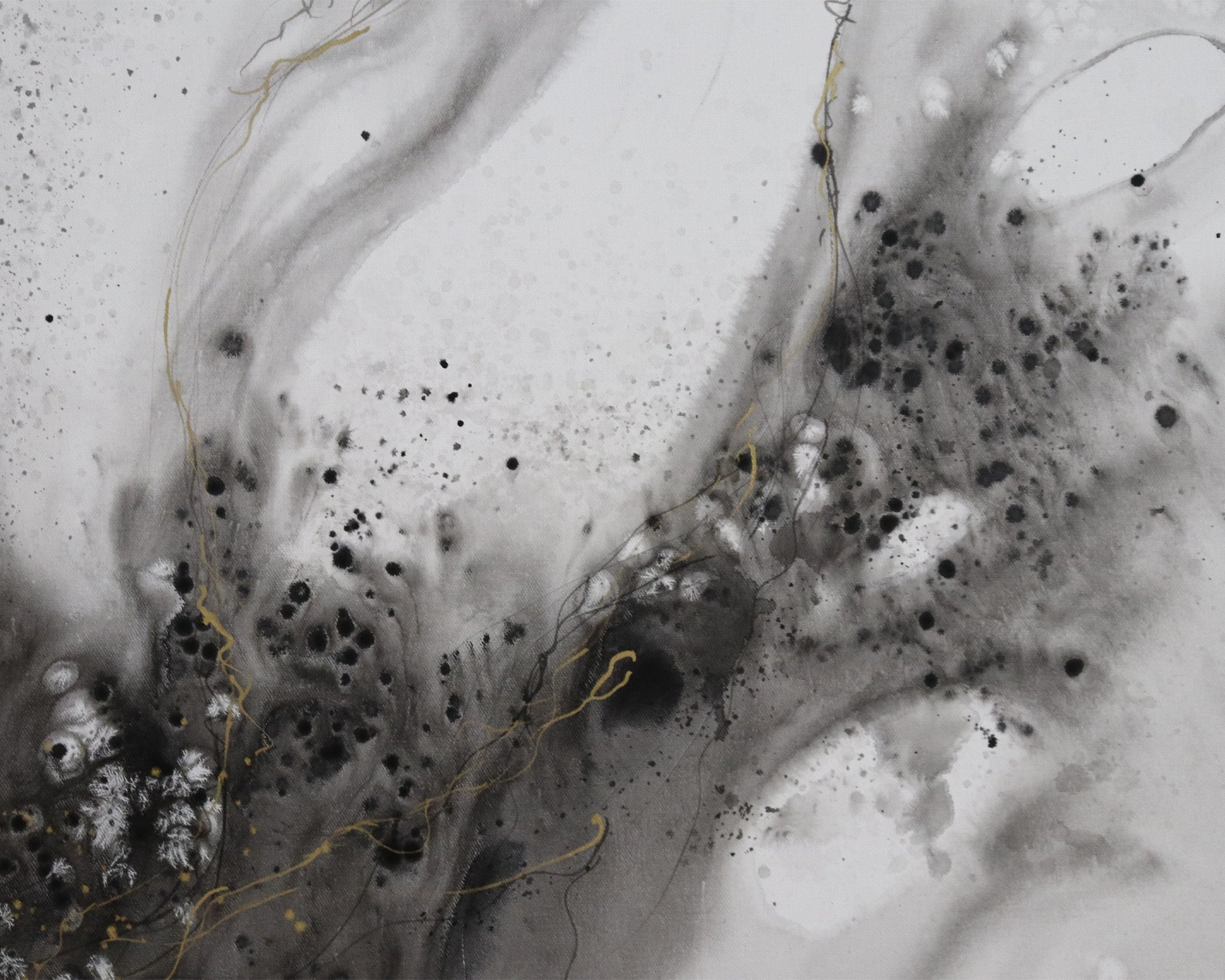 Reid Oil Painting - Black & Grey
