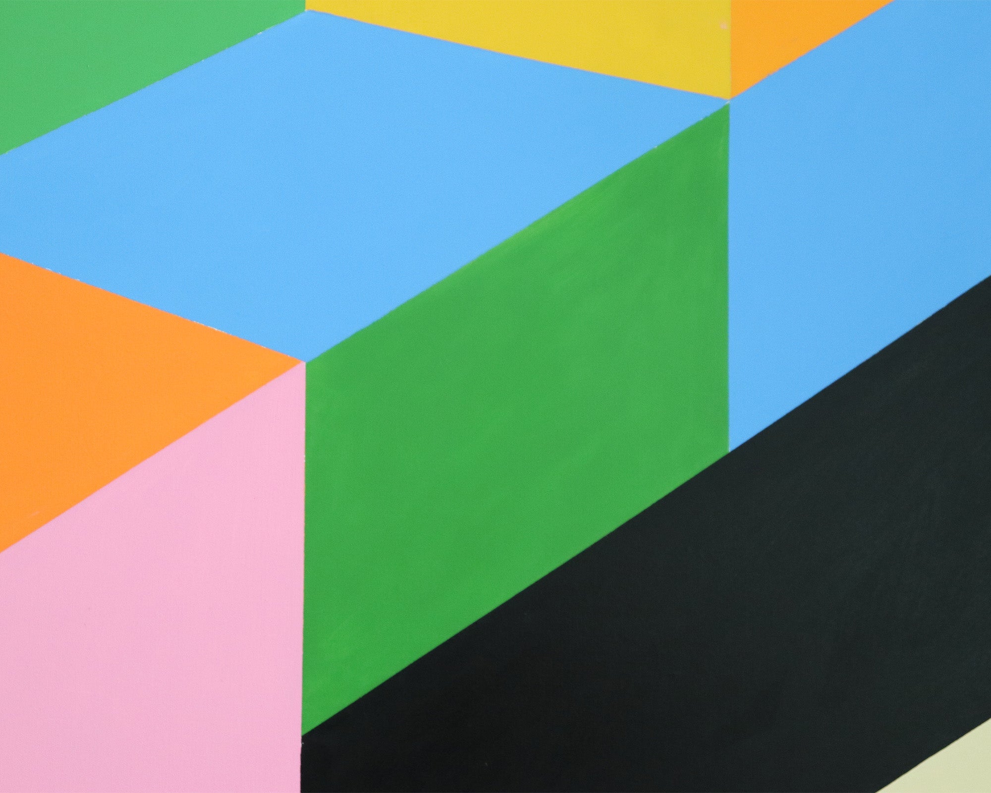 Zultanite Oil Painting - Pink, Blue, Green, Blue & Orange