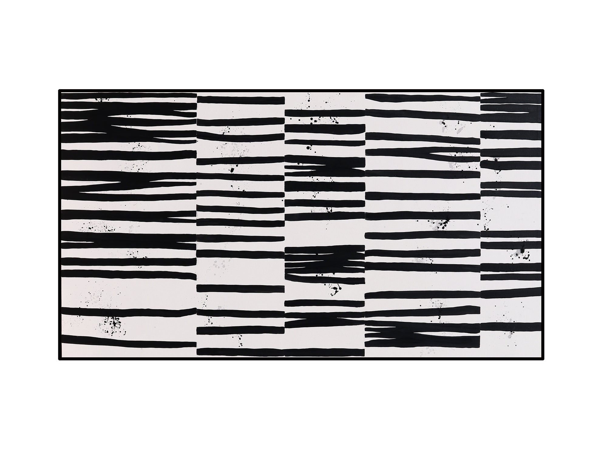Eidos Oil Painting - Black & White