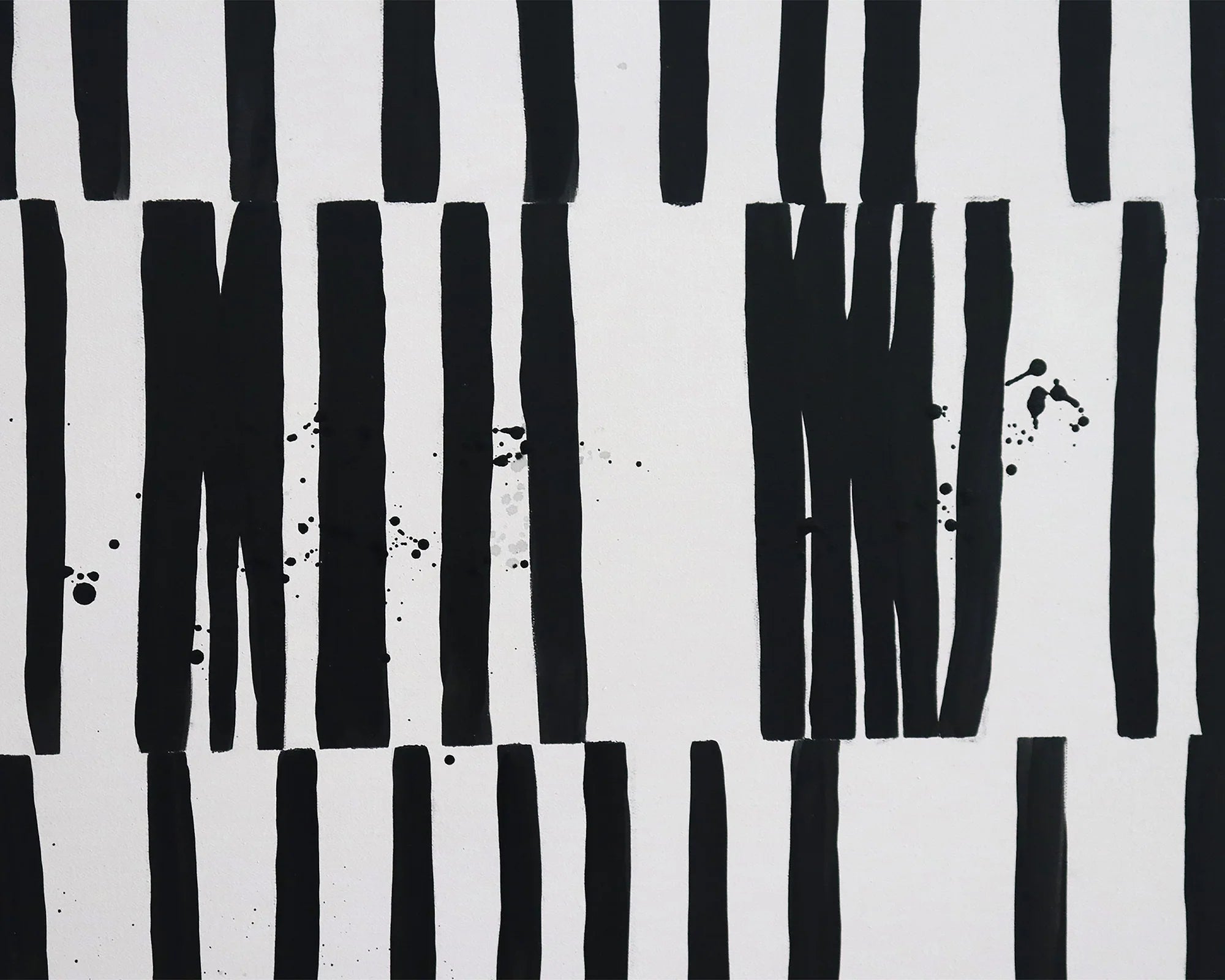 Eidos Black & White Abstract Canvas Wall Art