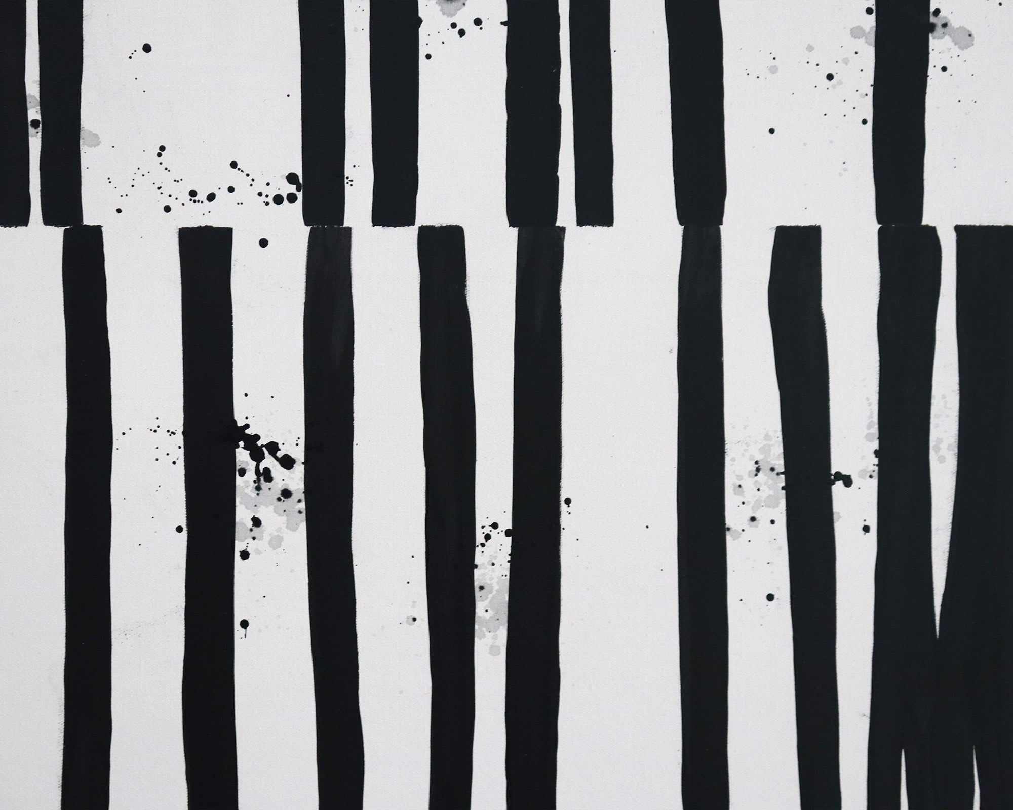 Eidos Oil Painting - Black & White