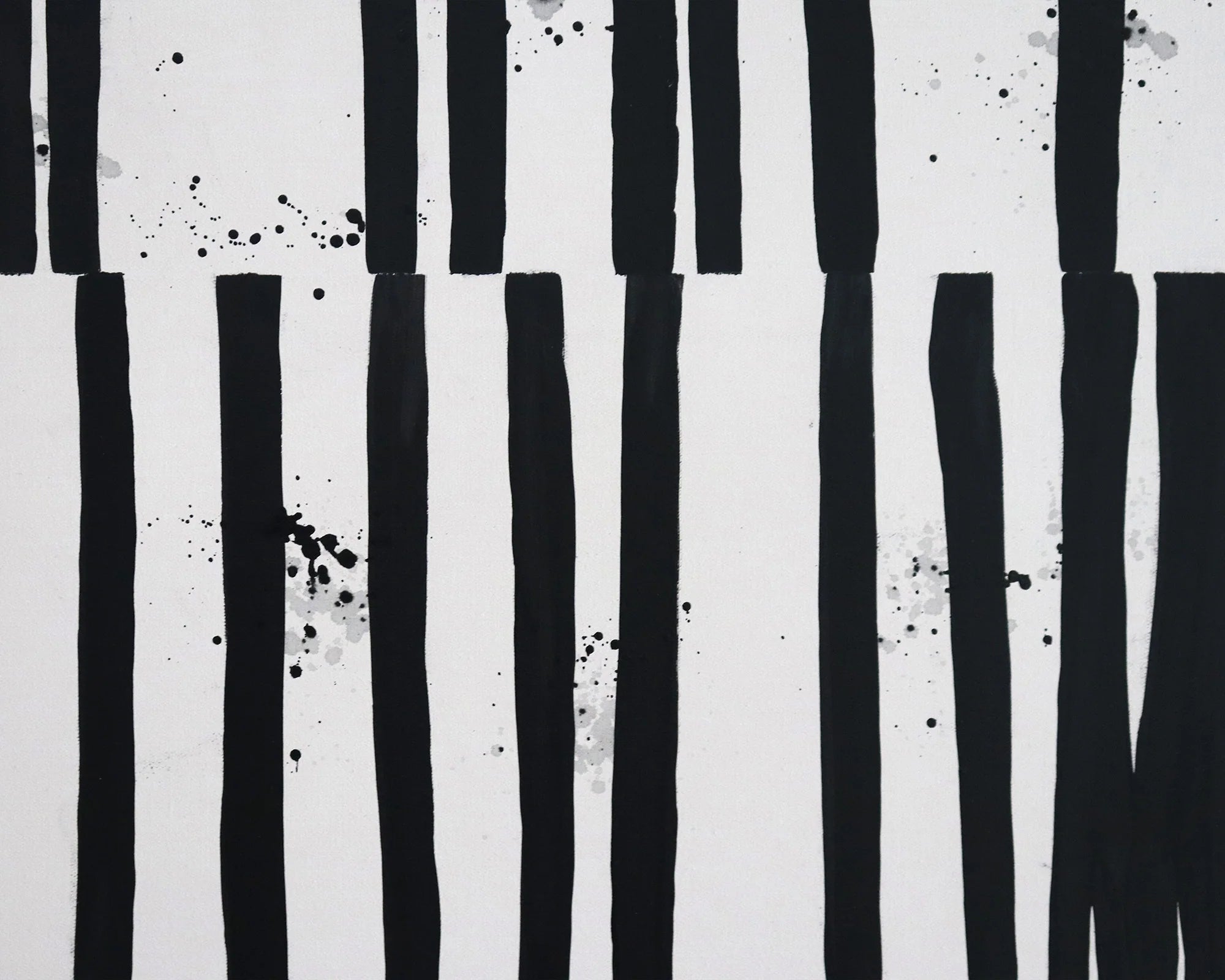 Eidos Black & White Abstract Canvas Wall Art