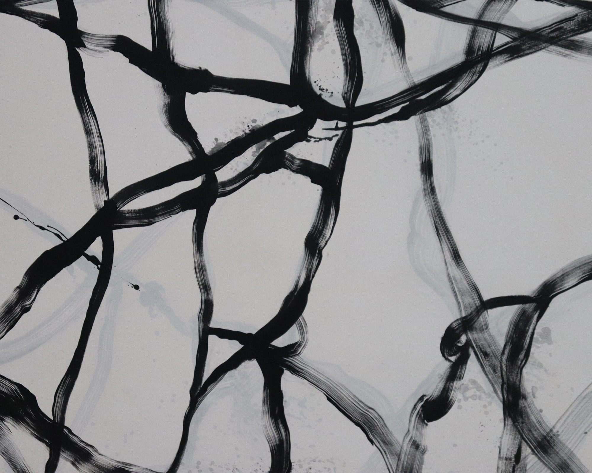 Mono Oil Painting - Black & White