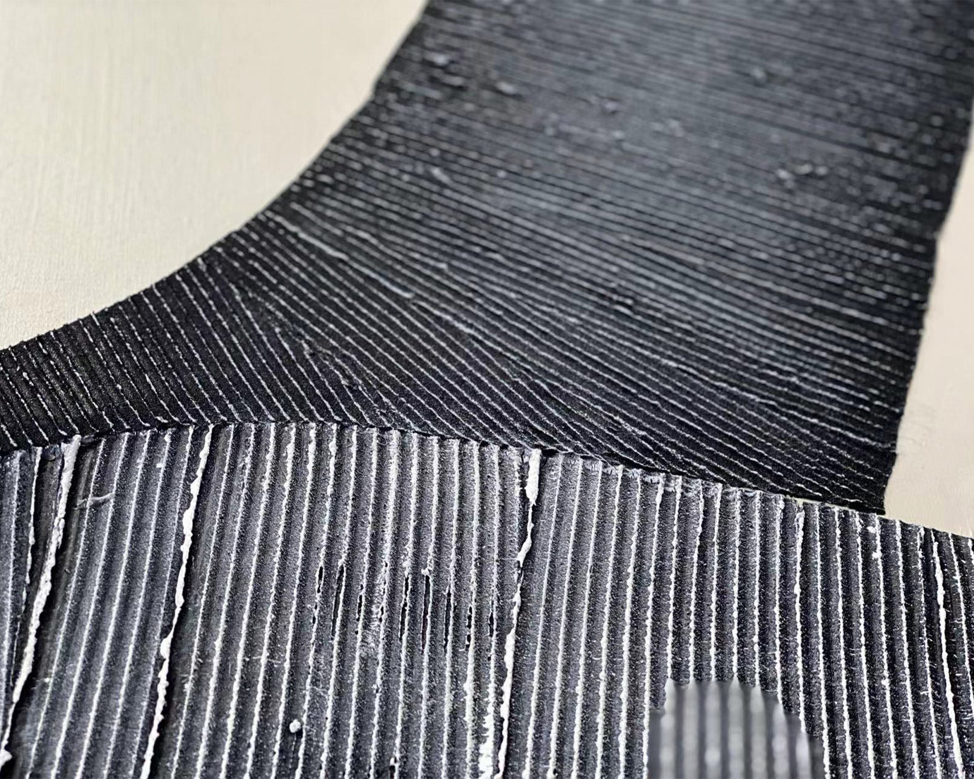 Mind Maze Oil Painting - Grey & Cream