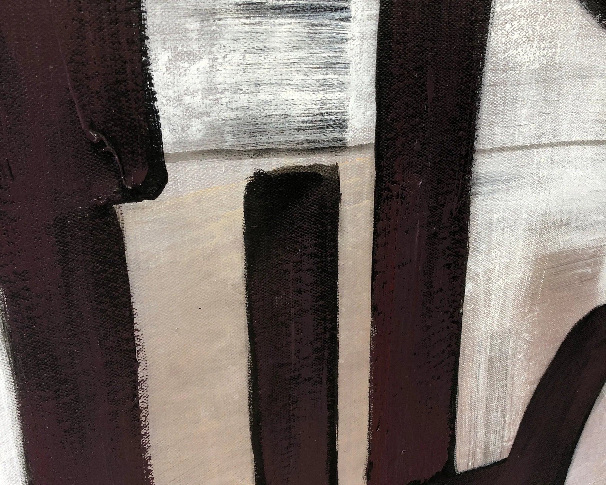 Axiom Hand-Painted Abstract Canvas Wall Art