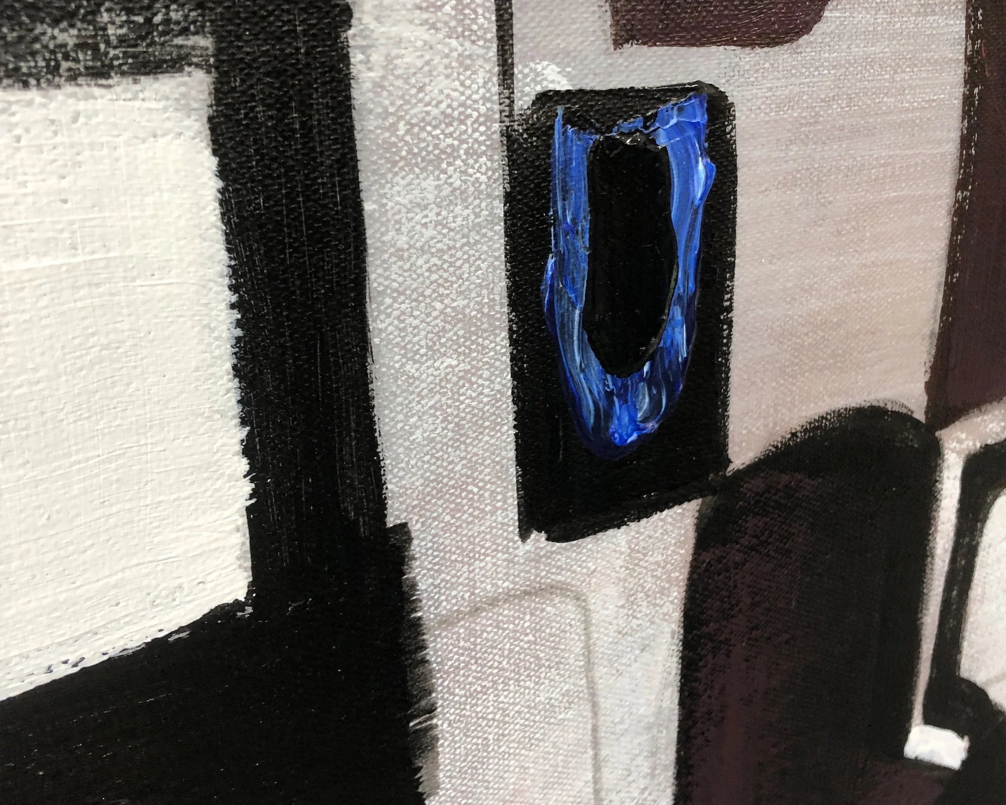 Axiom Hand-Painted Abstract Canvas Wall Art