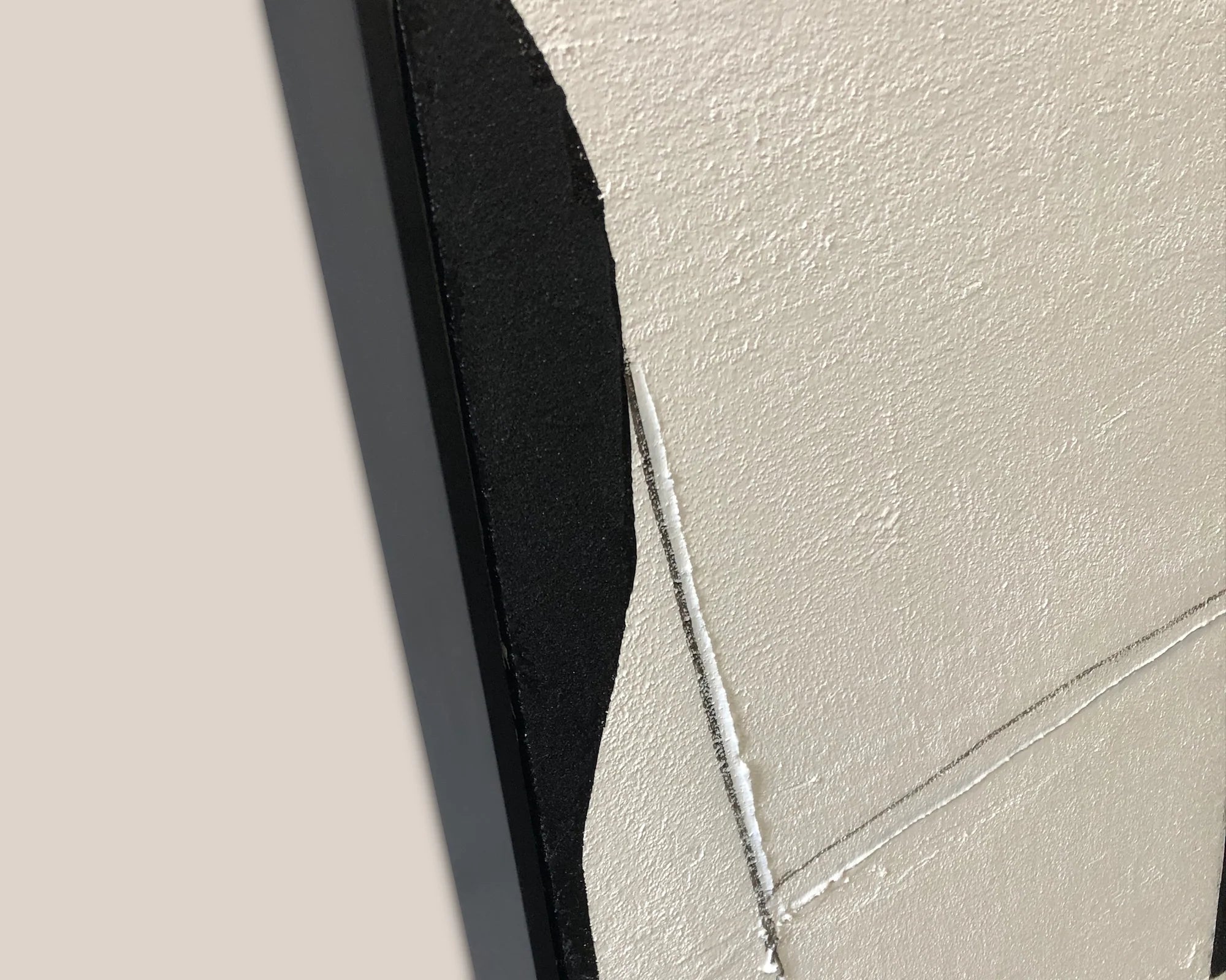 Parallax Hand-Painted Abstract Canvas Wall Art