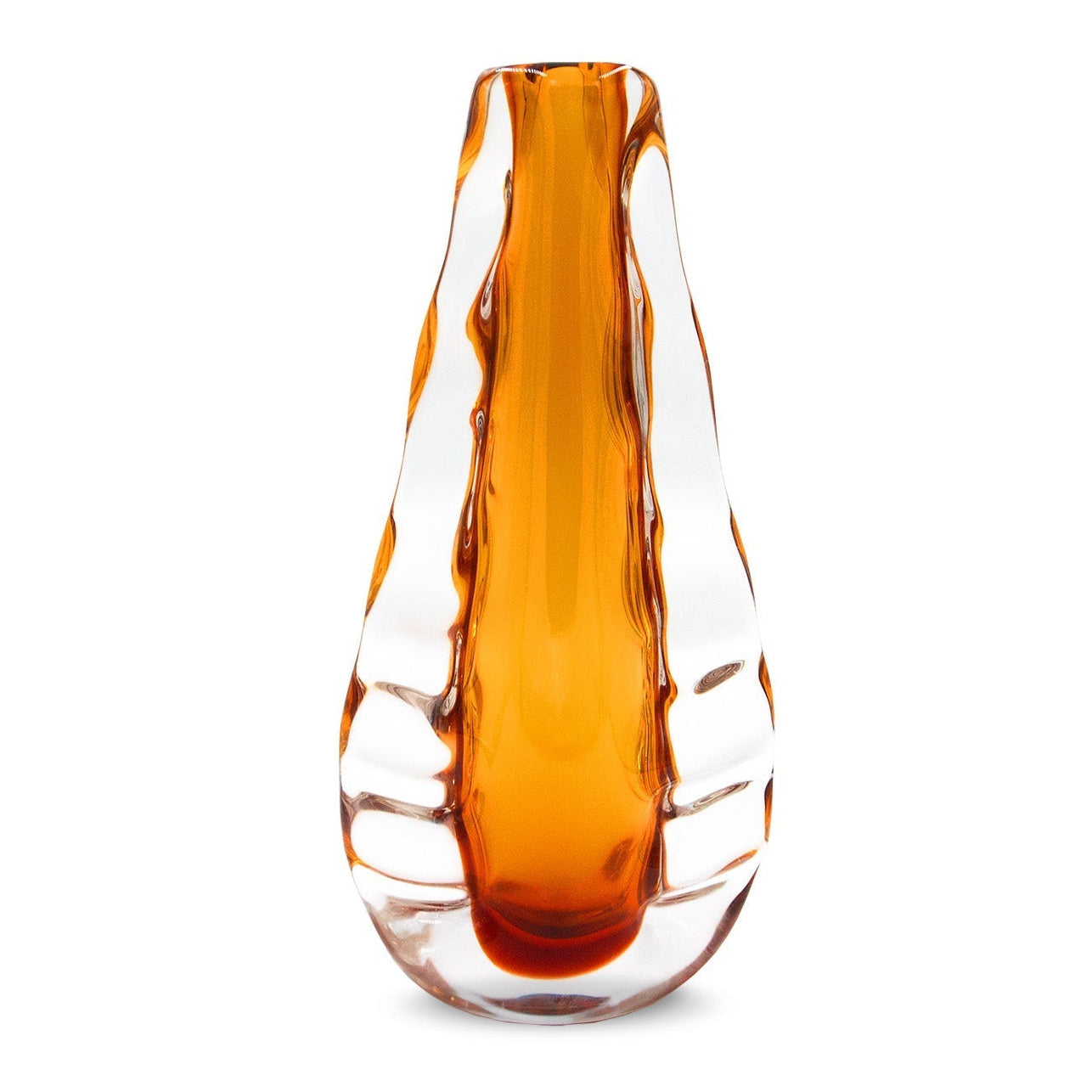 Astell Amber Crystal Vase Medium