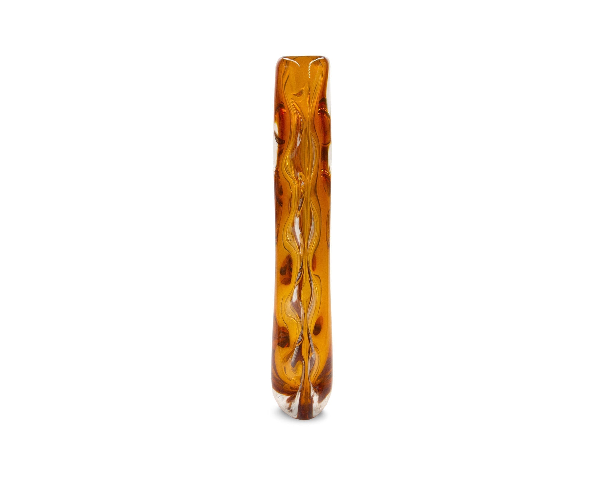 Astell Crystal Amber Vase - Large