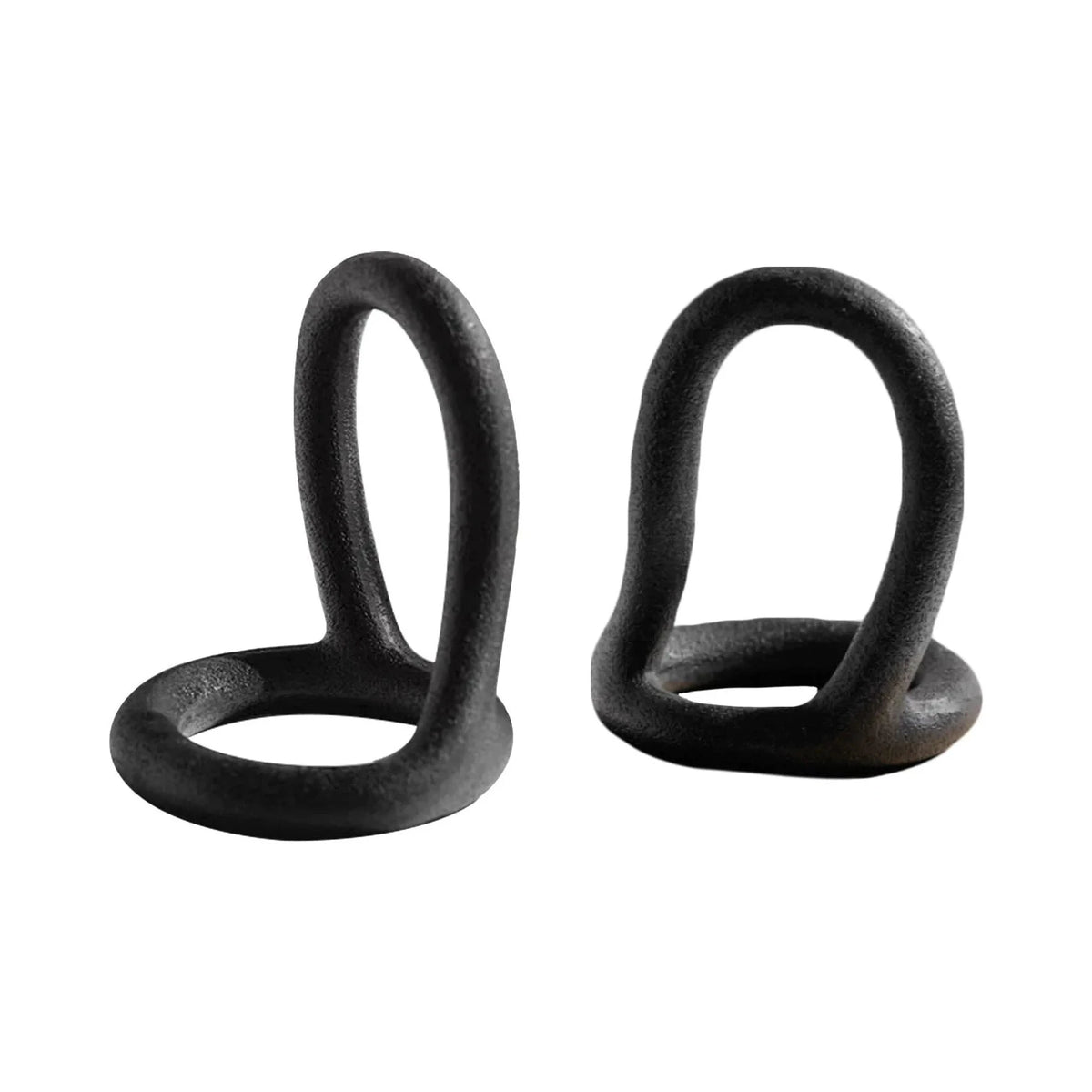Como Black Resin Bookends