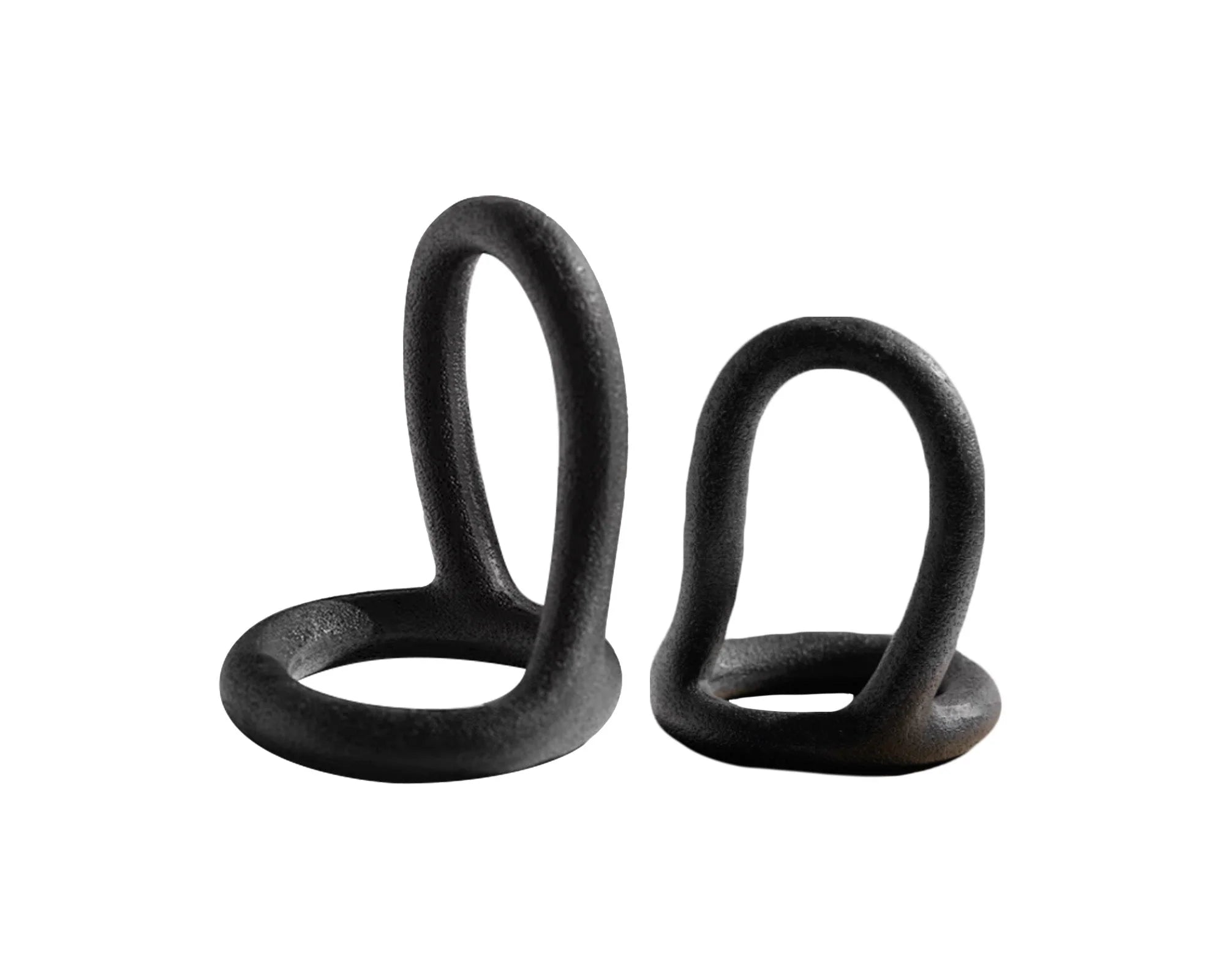 Como Black Resin Bookends