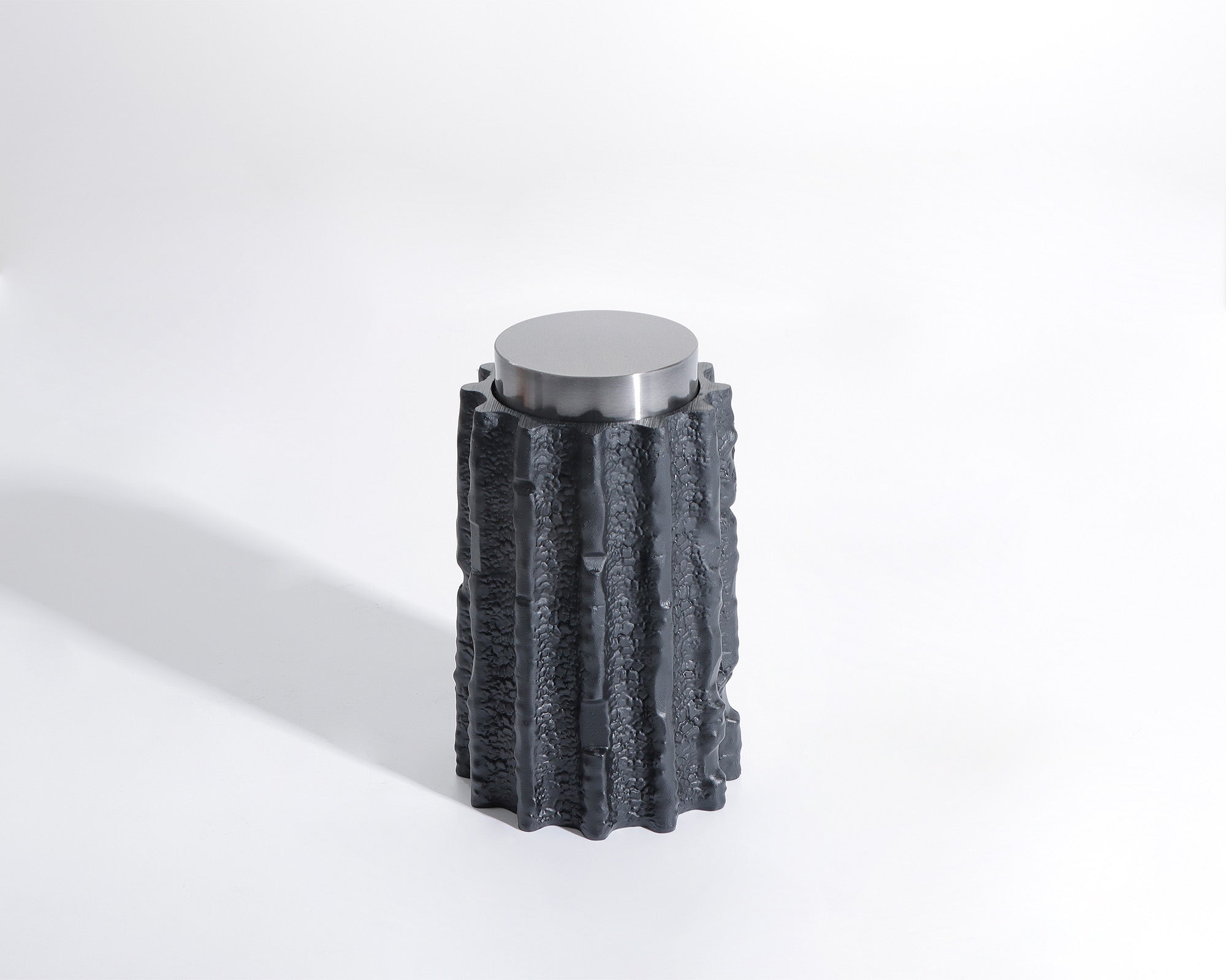Meteorite Jar Large - Black Resin