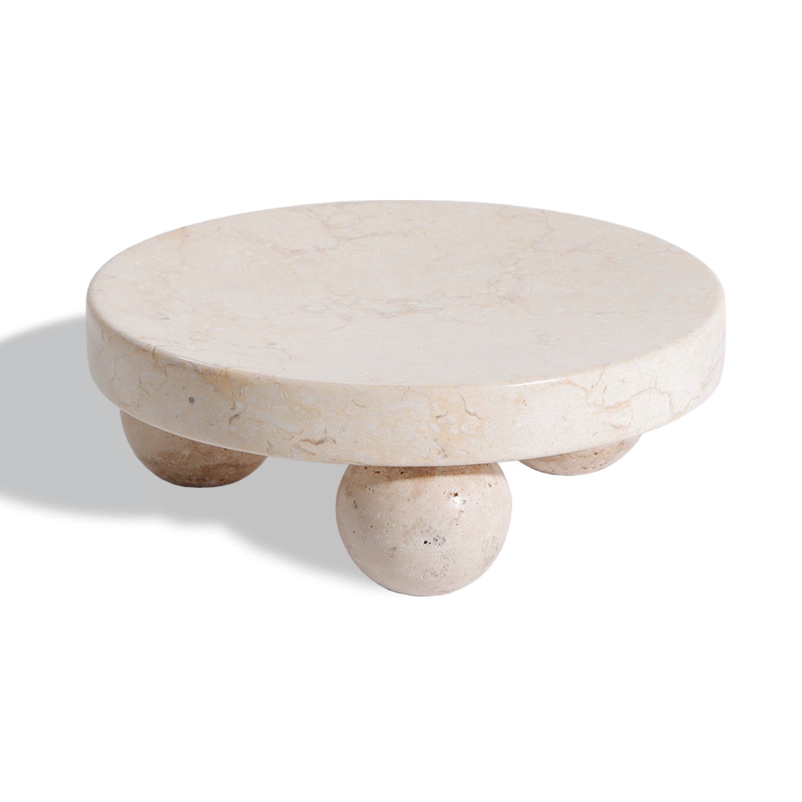 Pebbles Beige Marble Tray