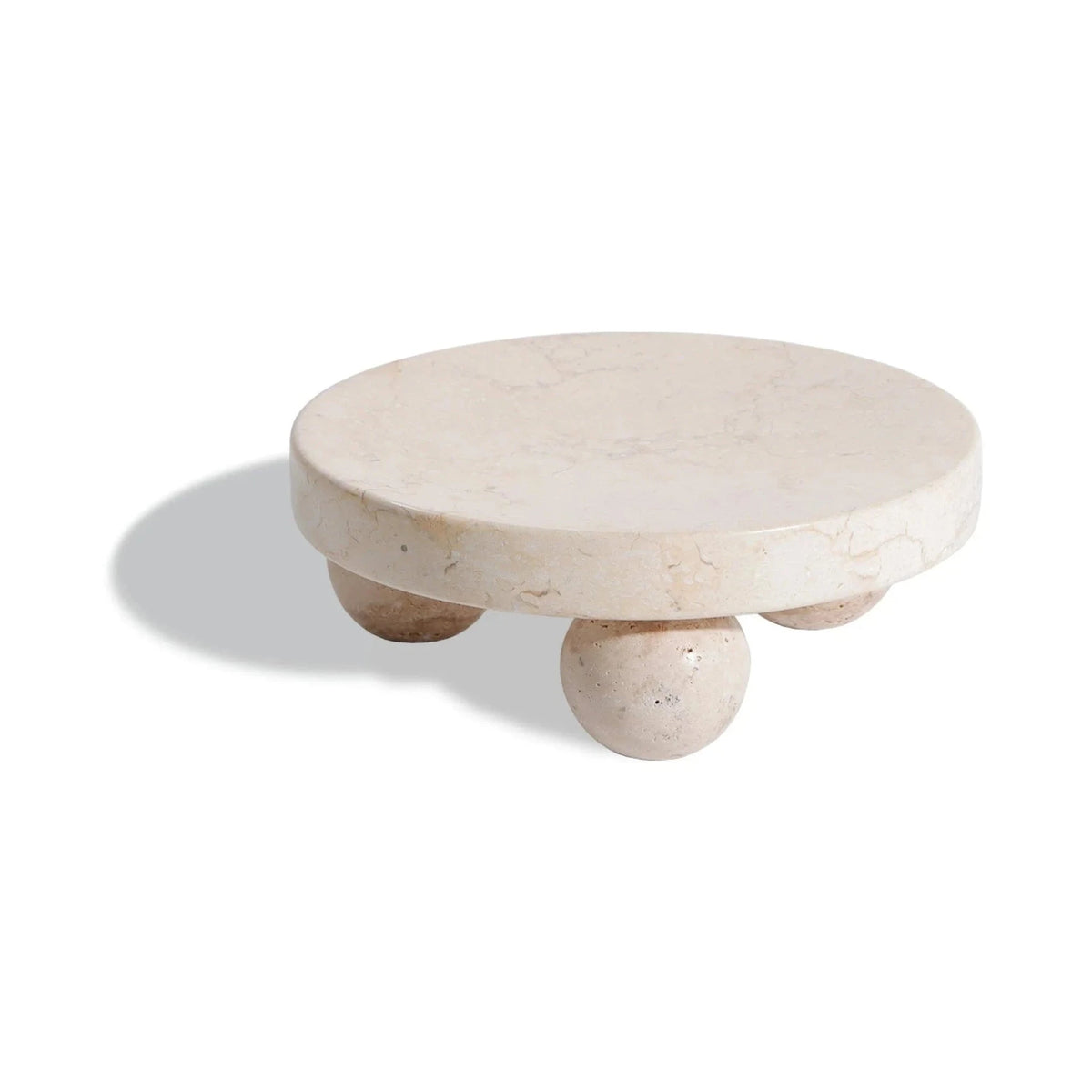 Pebbles Beige Marble Tray