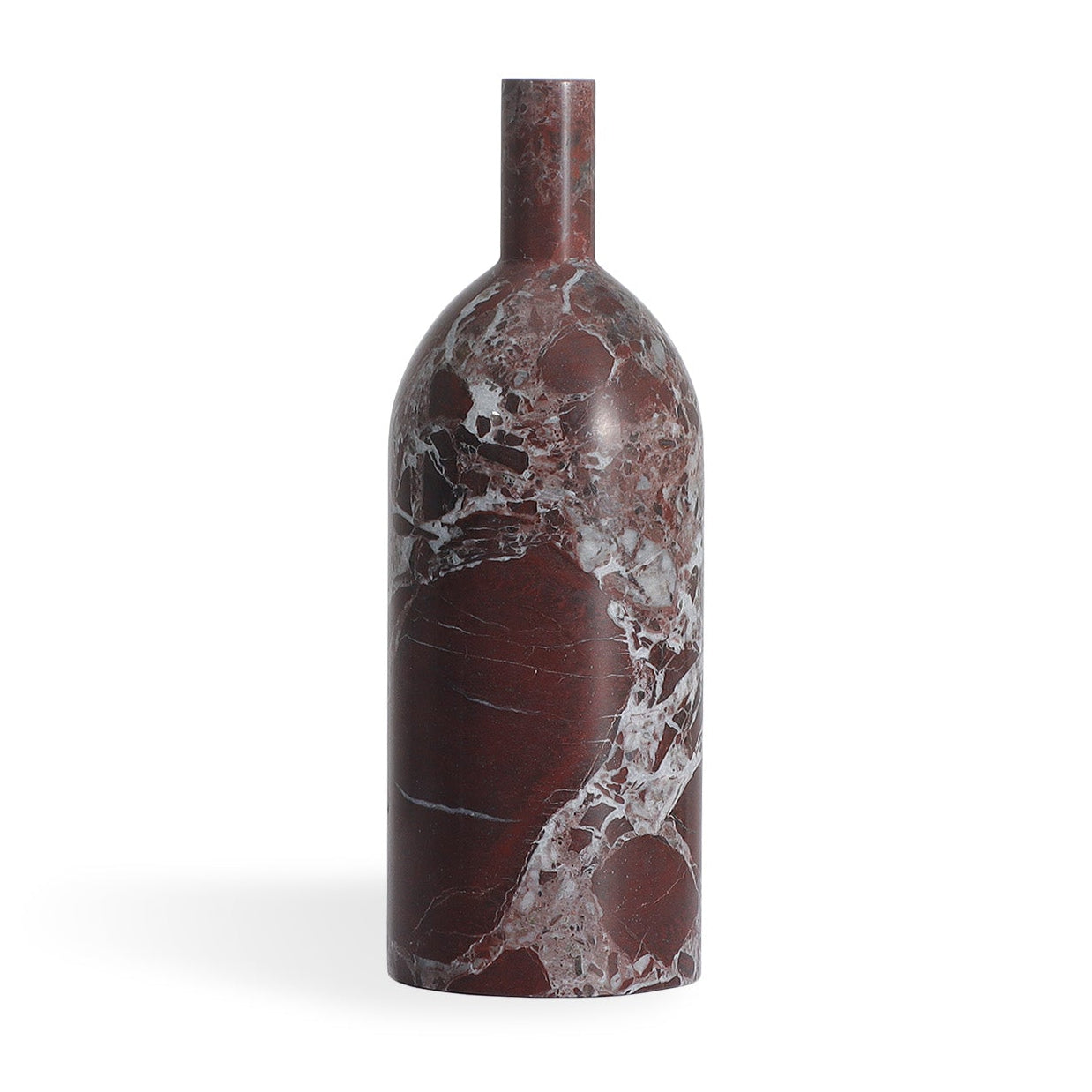 Nola Burgundy Marble Sculpture