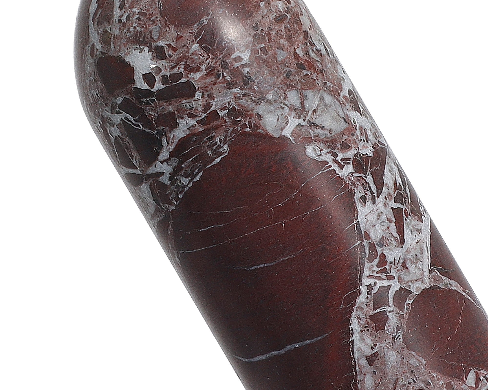 Nola Sculpture - Burgundy Marble