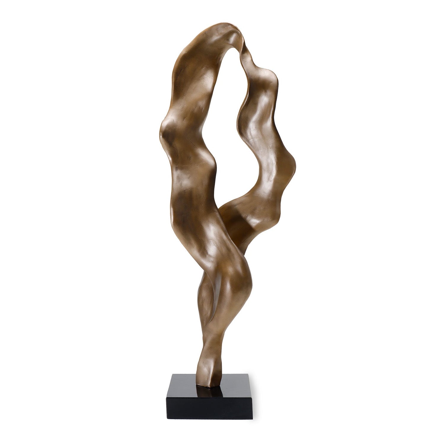Petra Bronze & Black Marble Sculpture