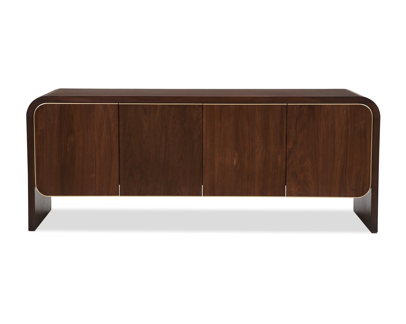 Walter Natural Walnut & Brass Sideboard