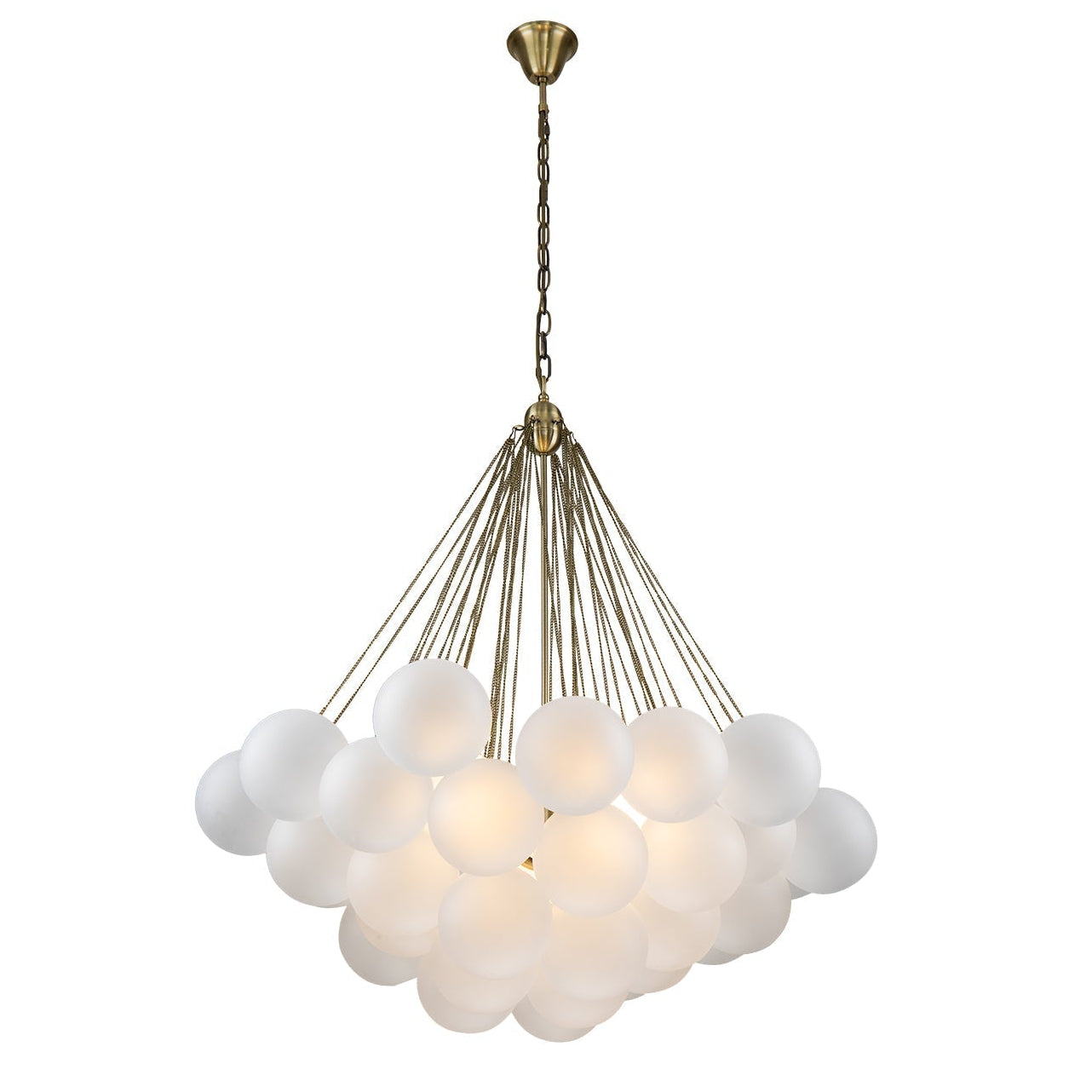 Cloud Antique Brass Pendant Light
