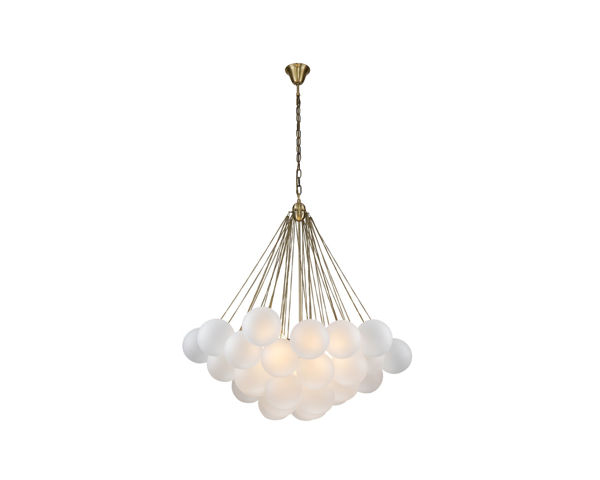 Cloud Pendant Light - Antique Brass