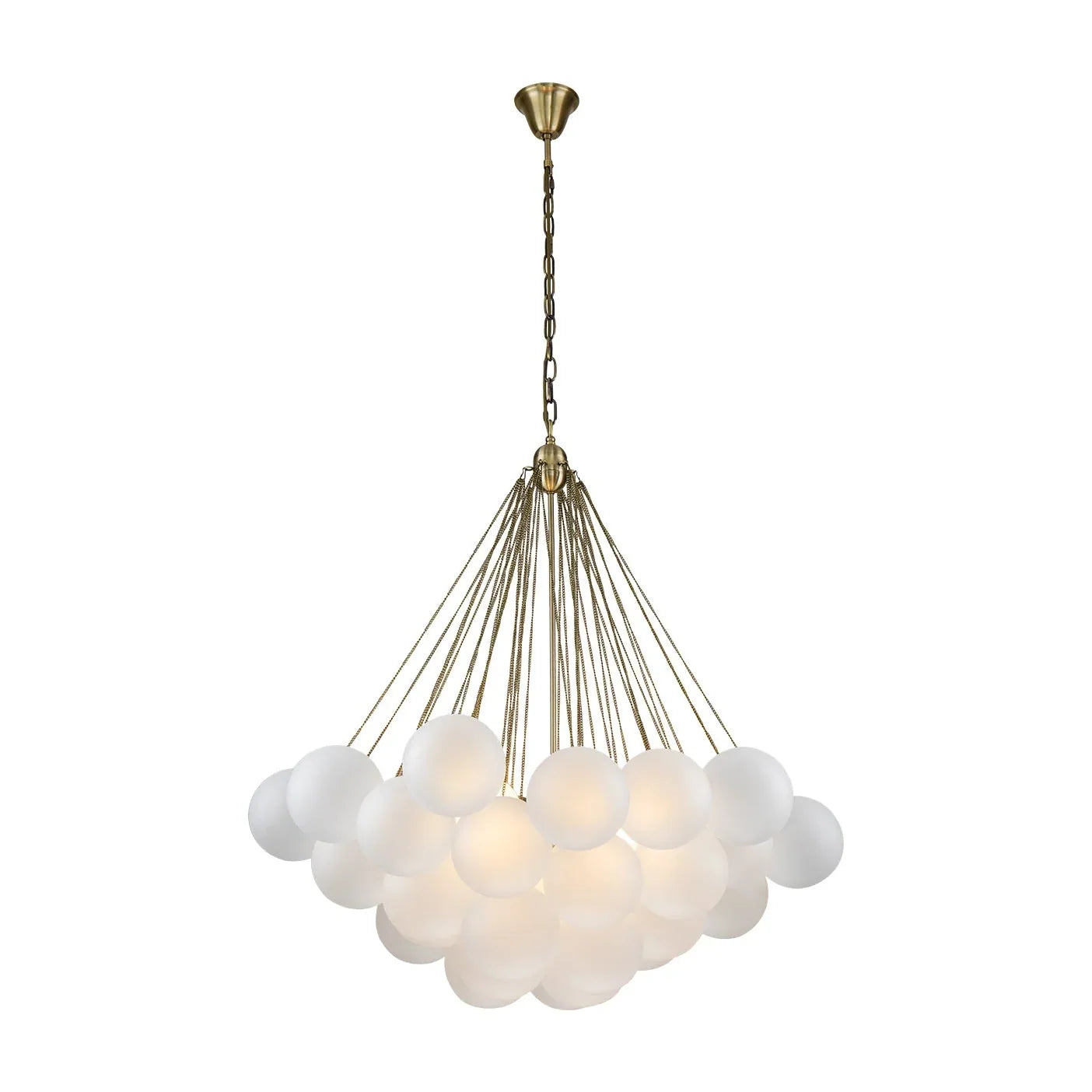 Cloud Antique Brass Pendant Light