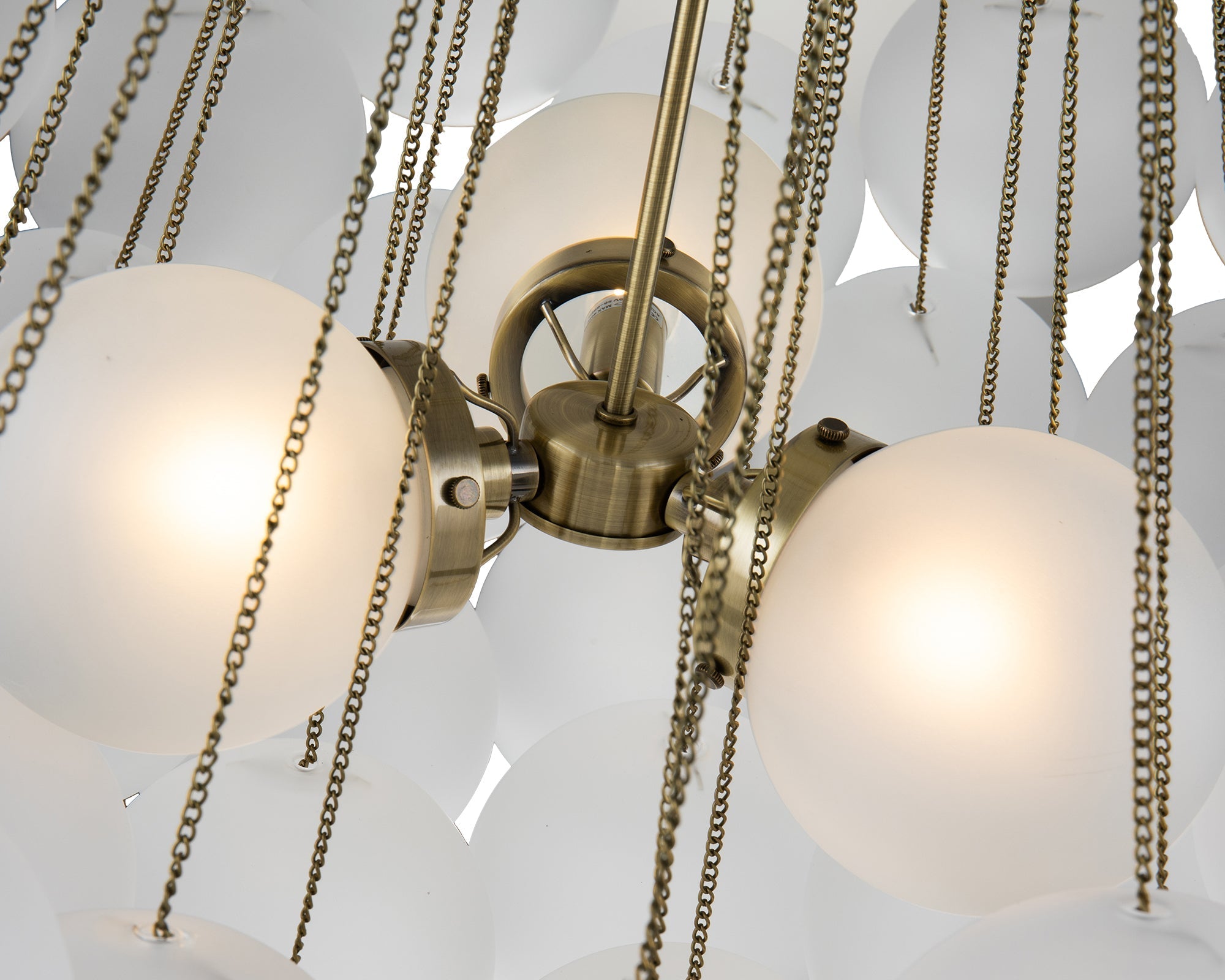 Cloud Pendant Light - Antique Brass