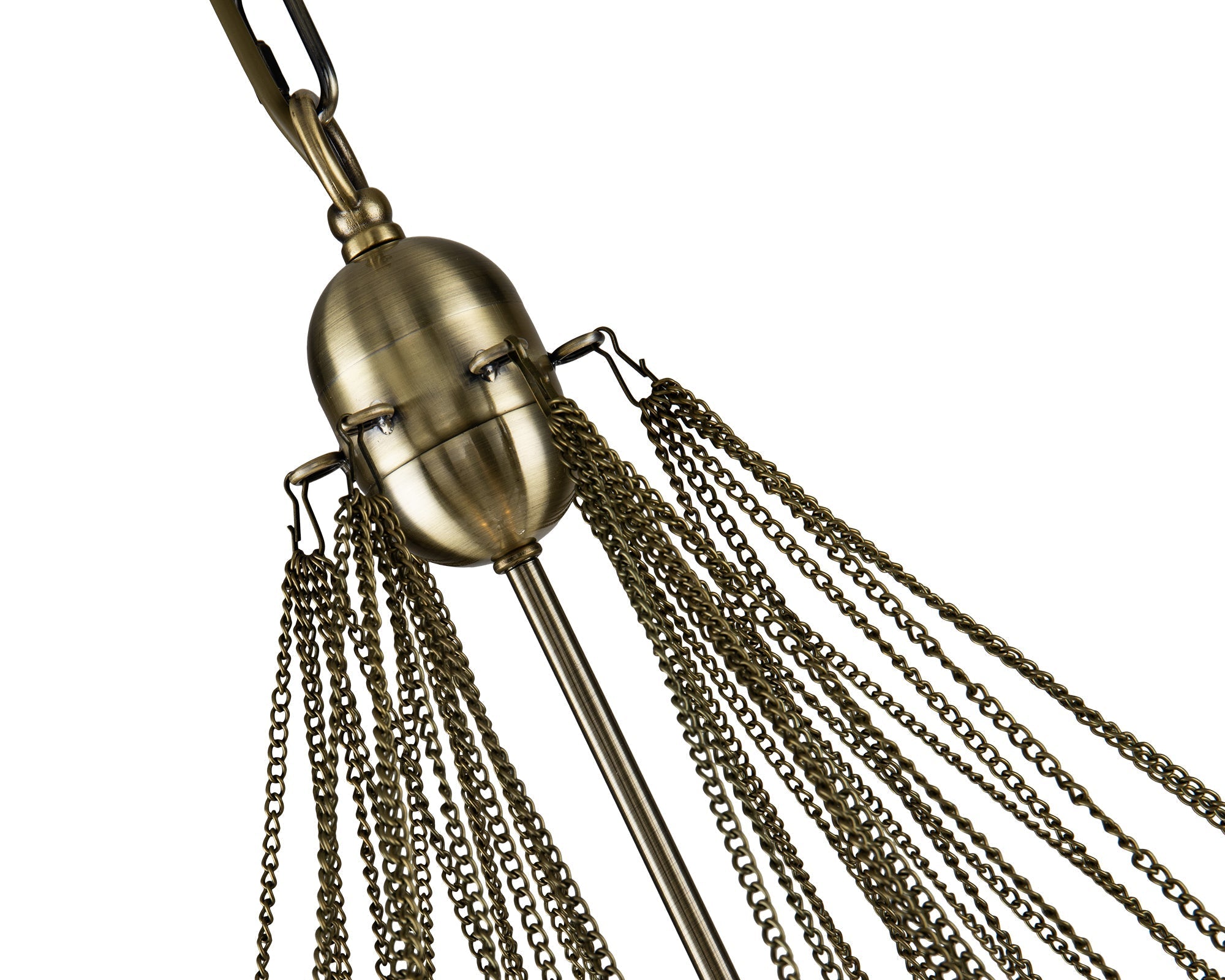 Cloud Pendant Light - Antique Brass