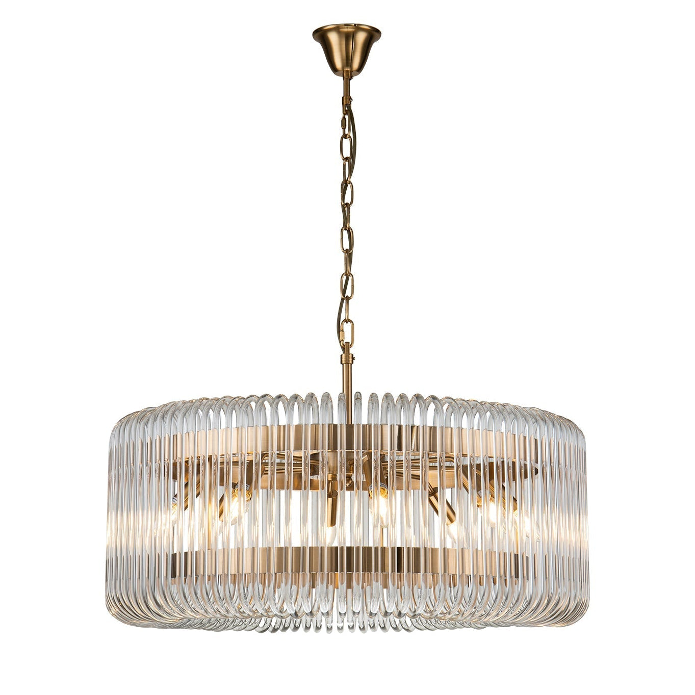 Mist Brushed Brass Pendant Light